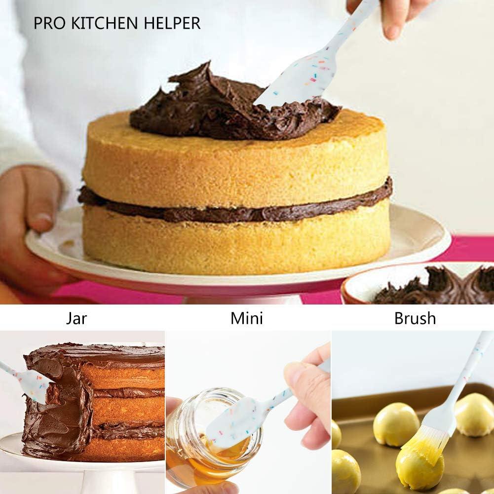 Juego de Espátulas de Silicona SHEbaking 6 Piezas Resistente al Calor