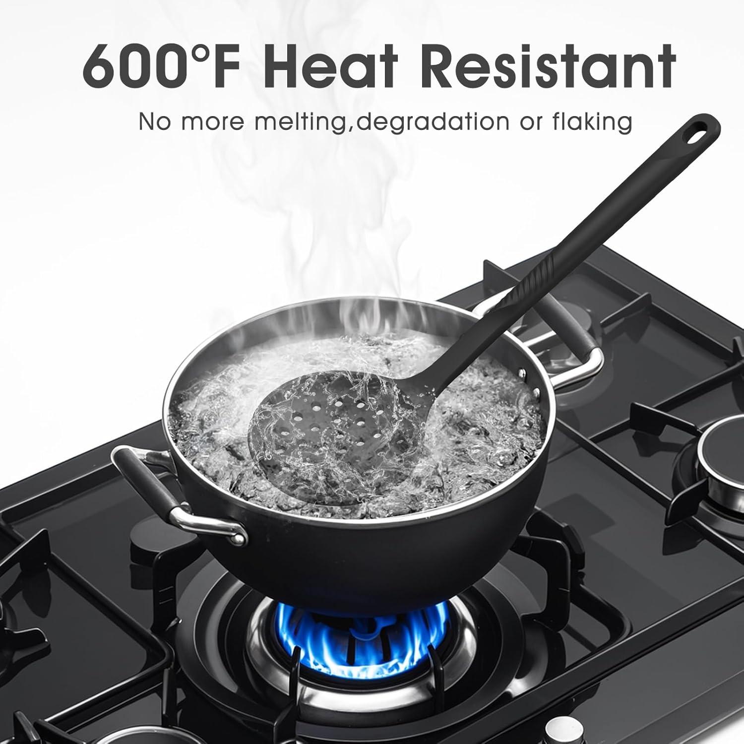 Juego de Utensilios de Cocina de Silicona USECANO - 10 Piezas