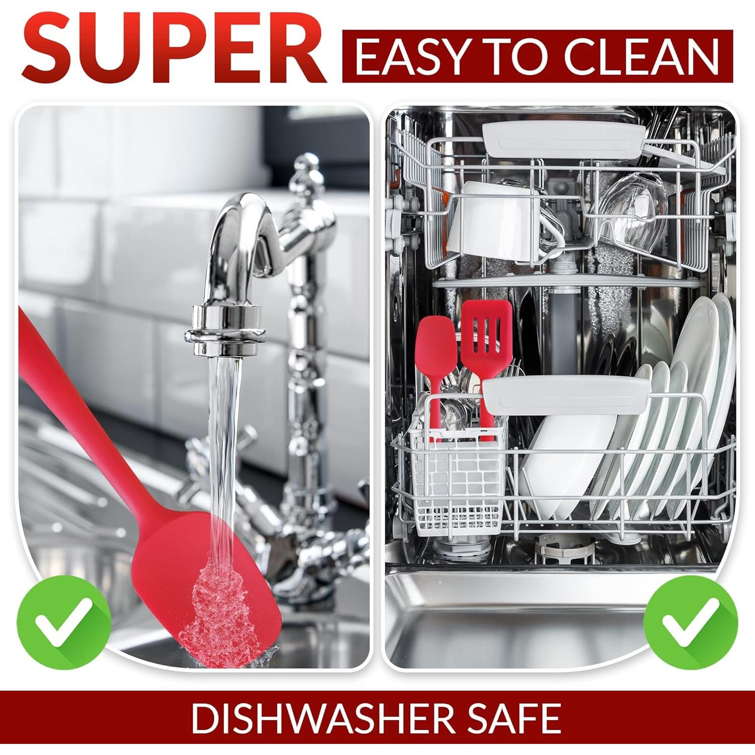 Juego de Espátulas de Silicona Masus 4 Piezas Resistente al Calor