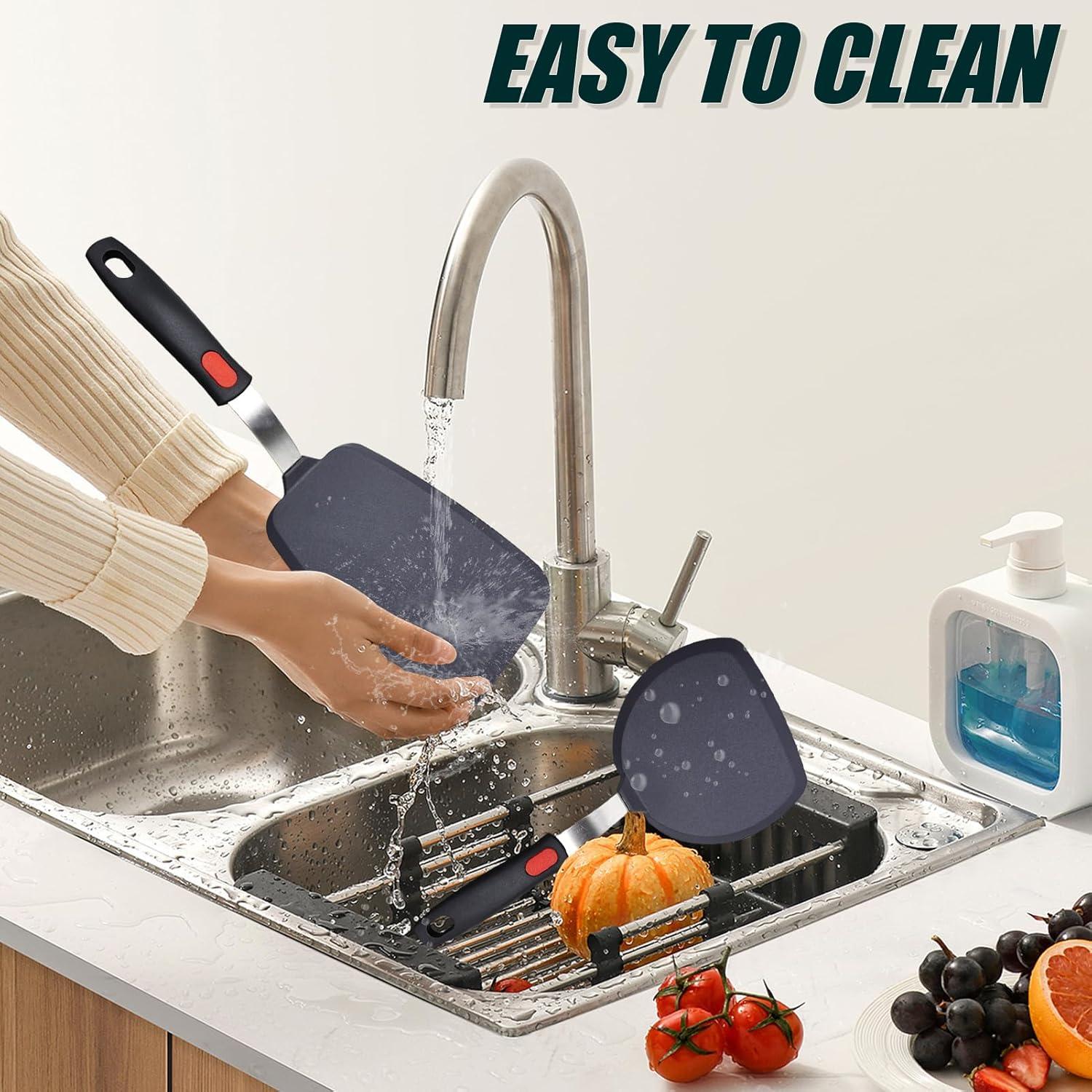 Juego de 3 Espátulas de Silicona TOTDTDA Resistente al Calor