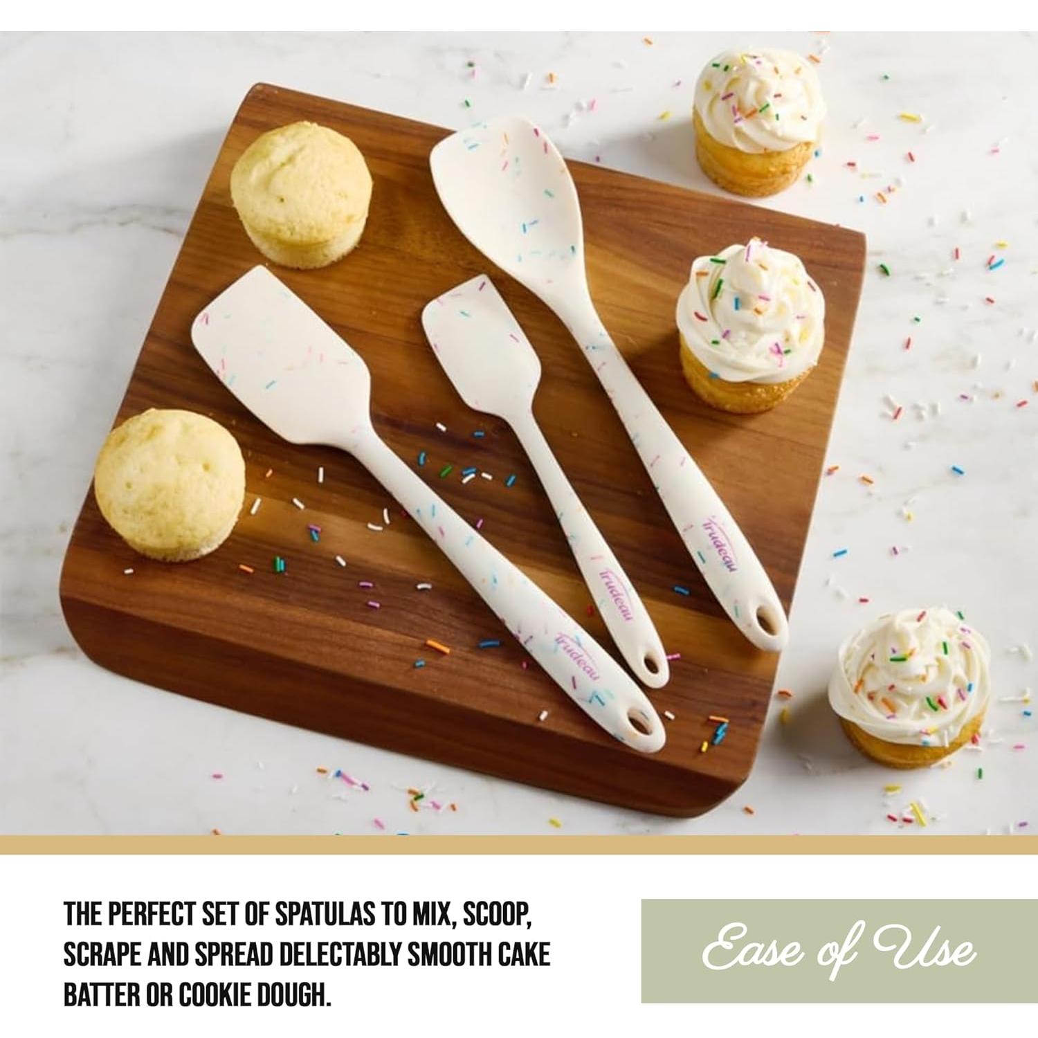 Juego de Utensilios de Silicona Trudeau - 3 Piezas - Resistente al Calor