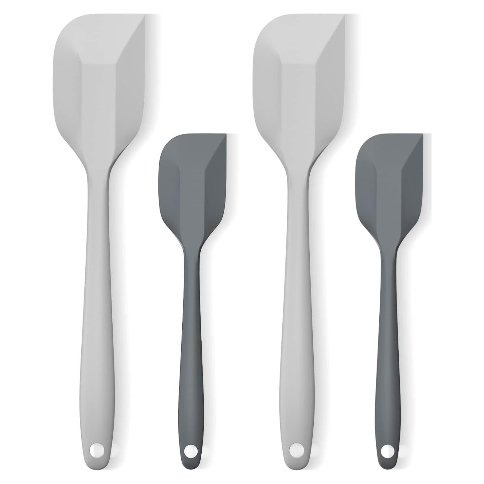 Juego de Espátulas de Silicona AcoWELL 4 Piezas Resistentes al Calor