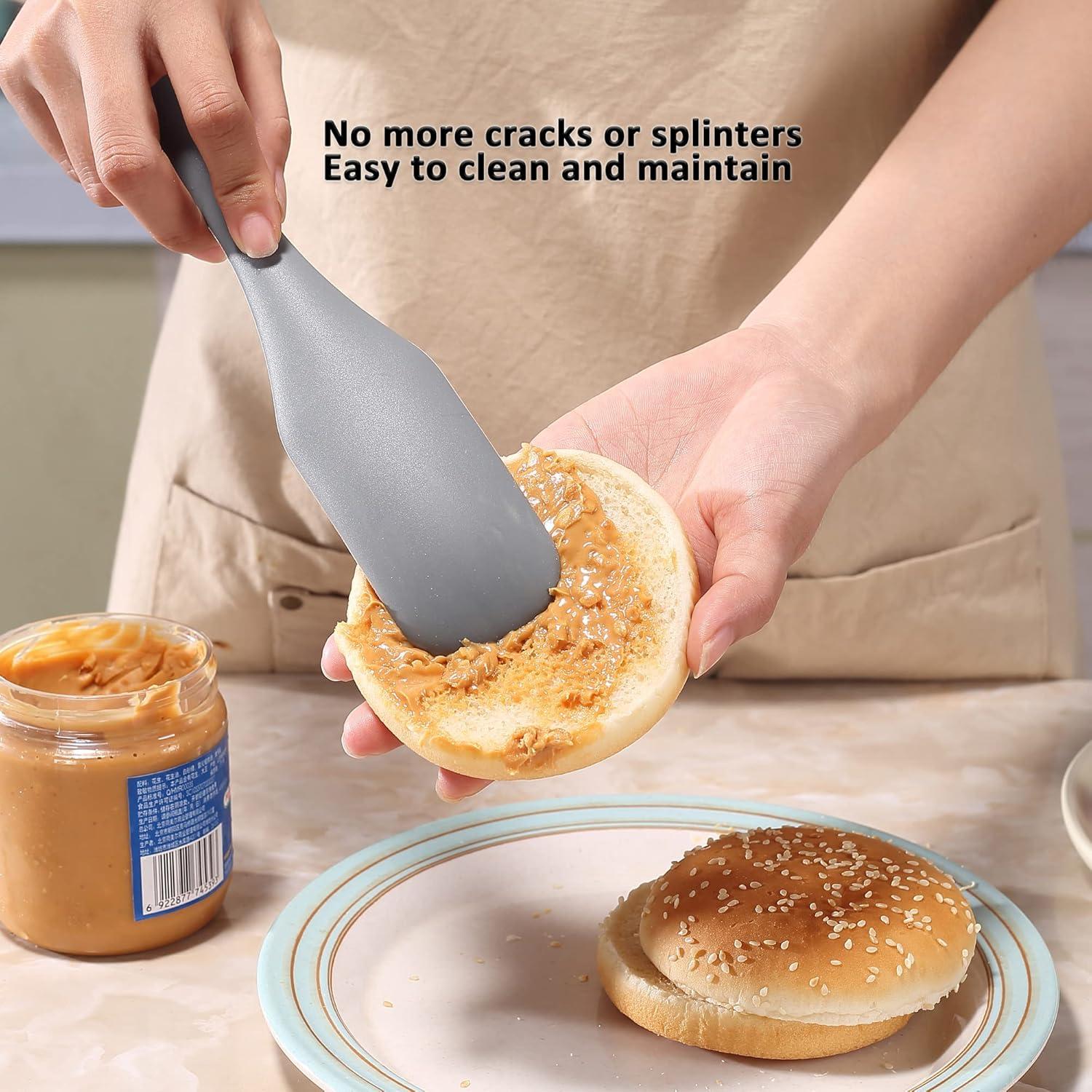 Juego de 4 Espátulas de Silicona Tongjude Resistente al Calor