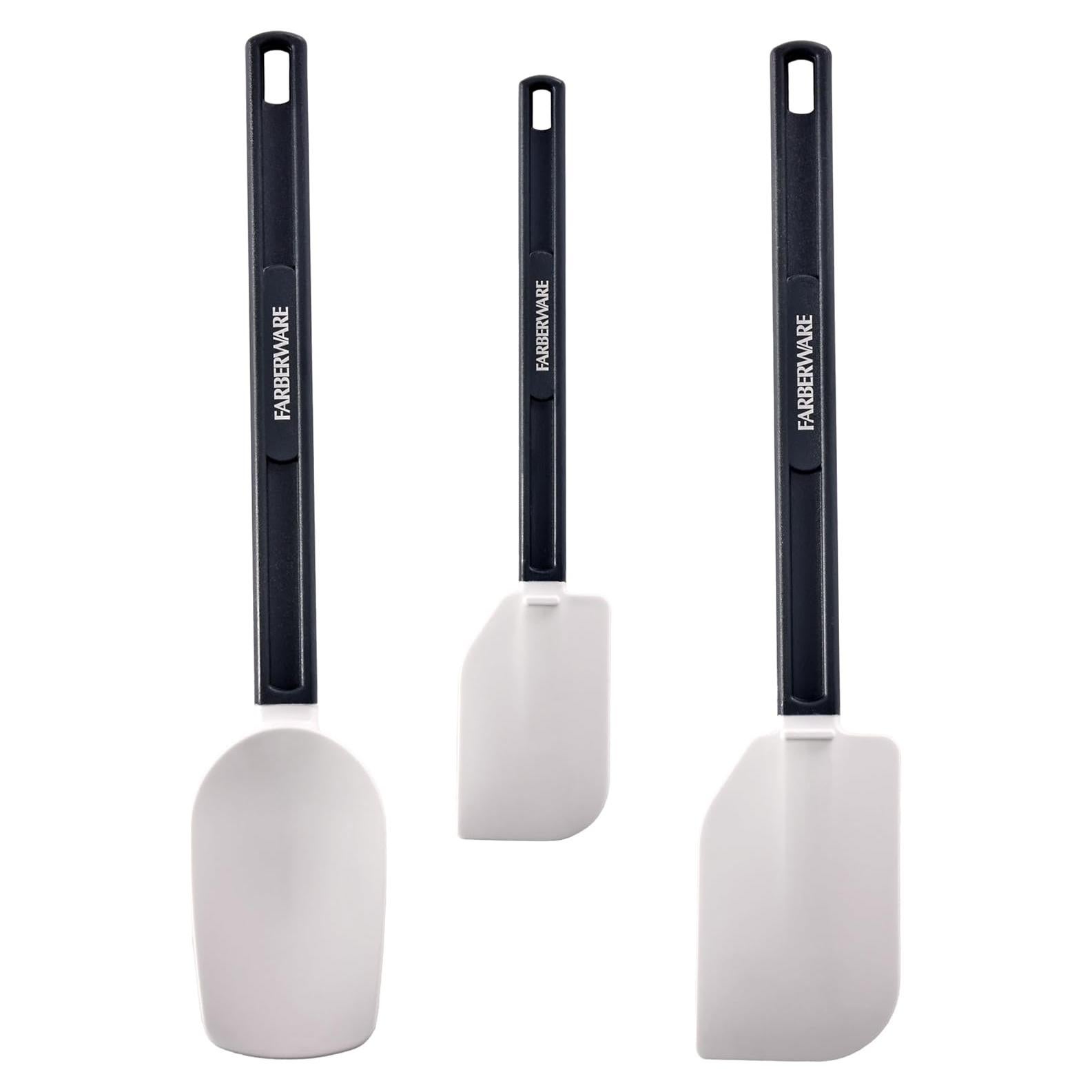 Juego de Espátulas de Silicona Pro 3 Piezas Farberware 25.4-38.1 cm