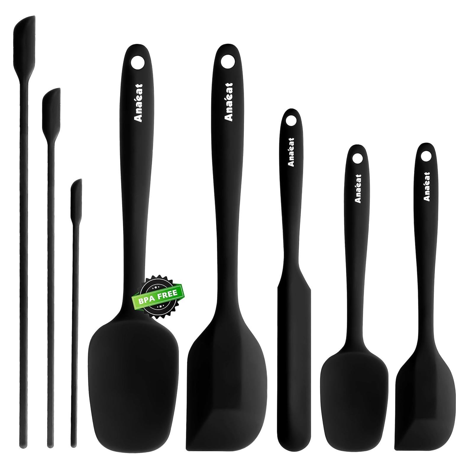 Conjunto de Espátulas de Silicona Anaeat 8 Piezas Resistente al Calor