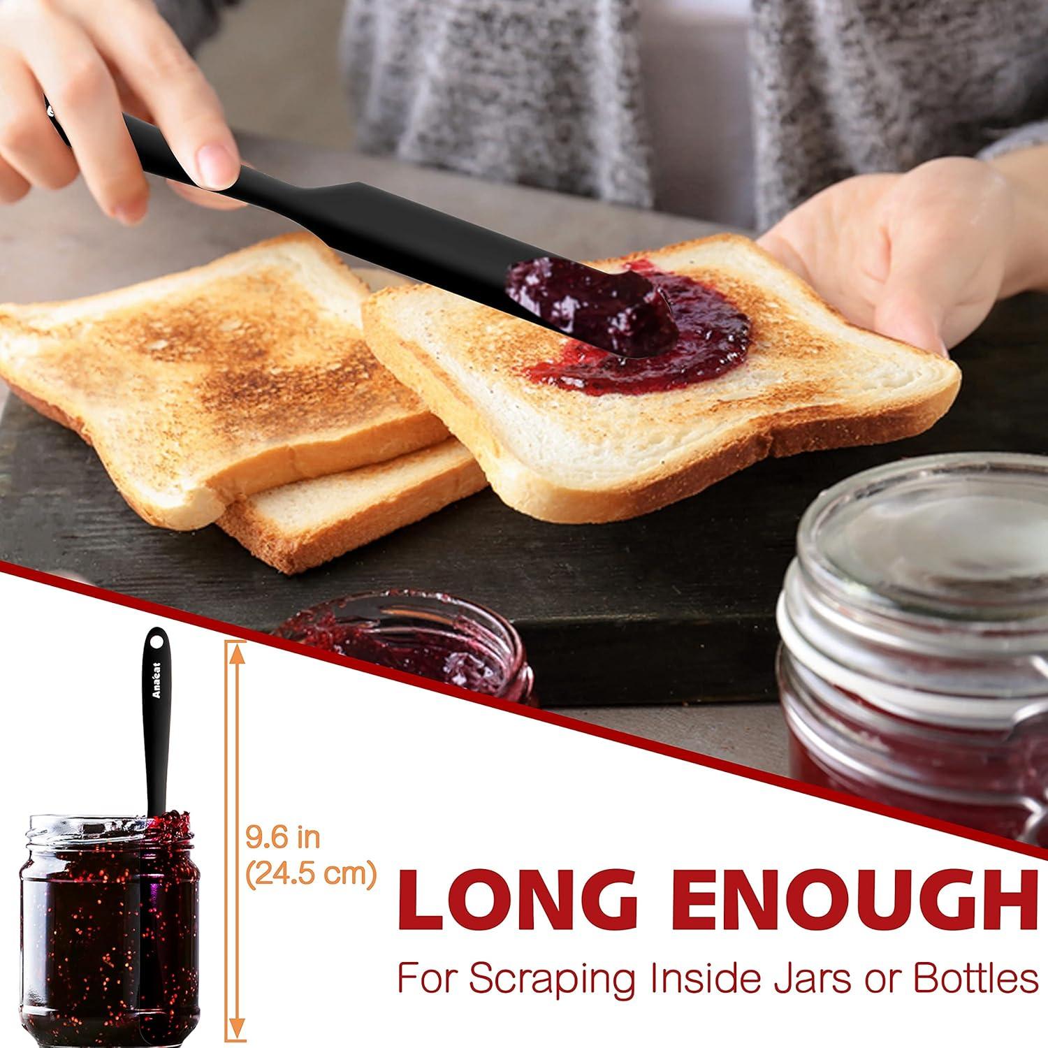 Conjunto de Espátulas de Silicona Anaeat 8 Piezas Resistente al Calor