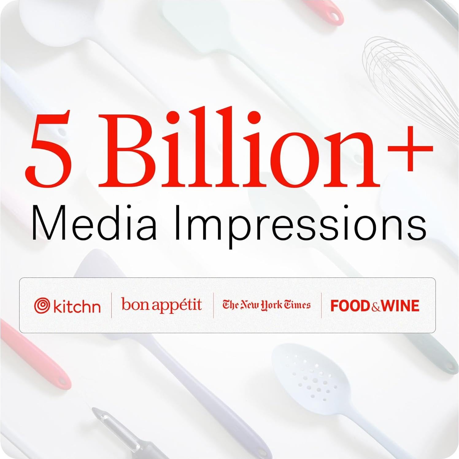 Set de Utensilios de Cocina GIR 5 Piezas Silicona Rojo Fuego