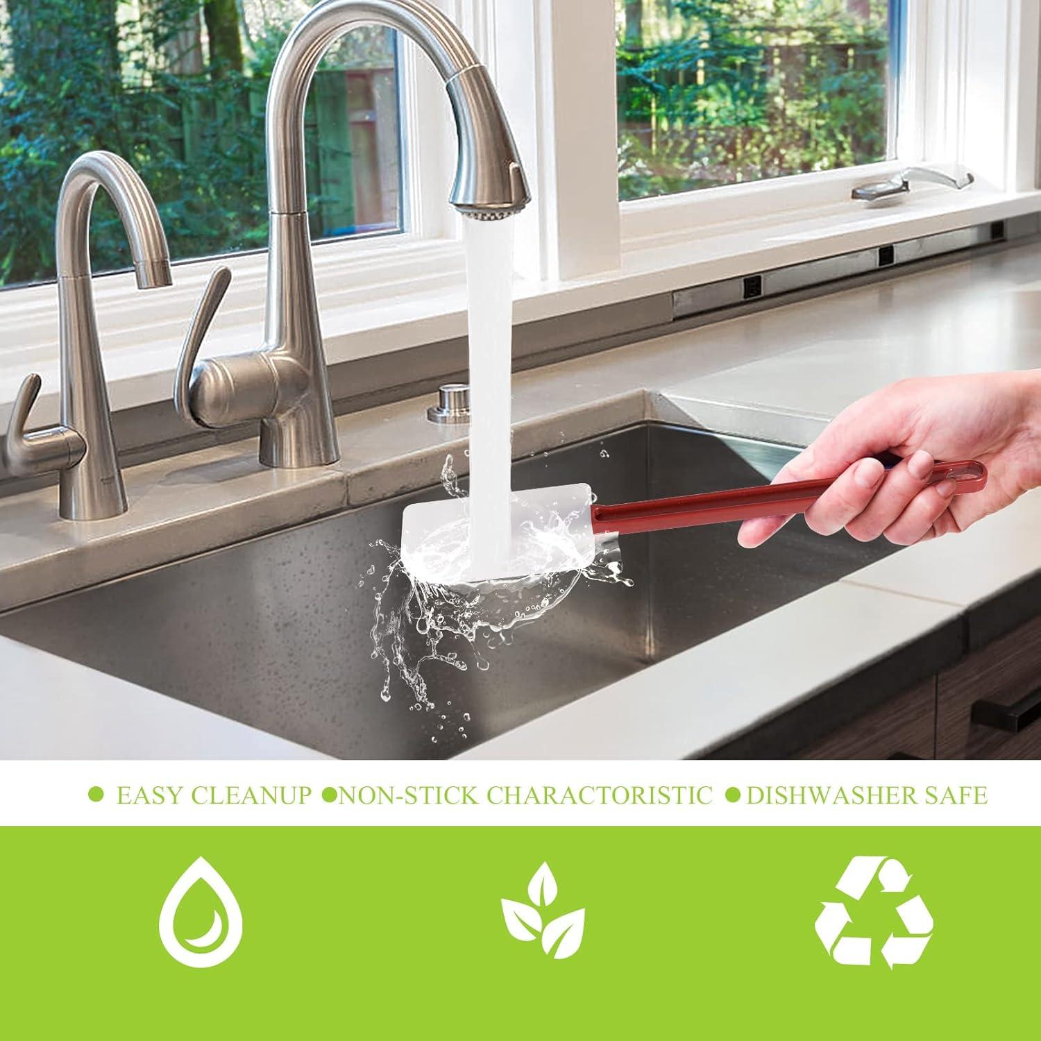 Juego de 3 Espátulas de Silicona Heffiso 24 cm Antiadherentes