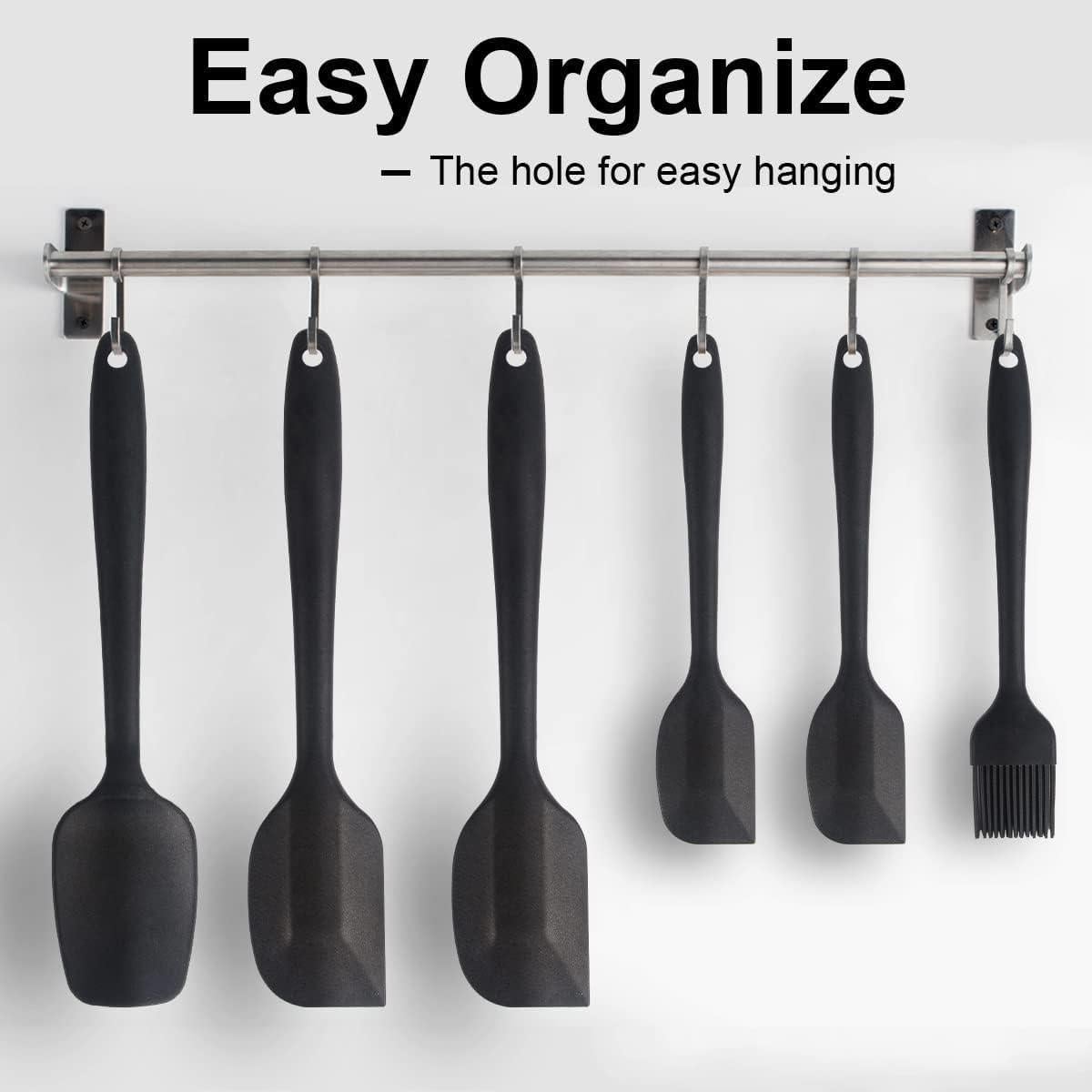 Juego de 6 Espátulas de Silicona HFLYJPYW Resistentes al Calor