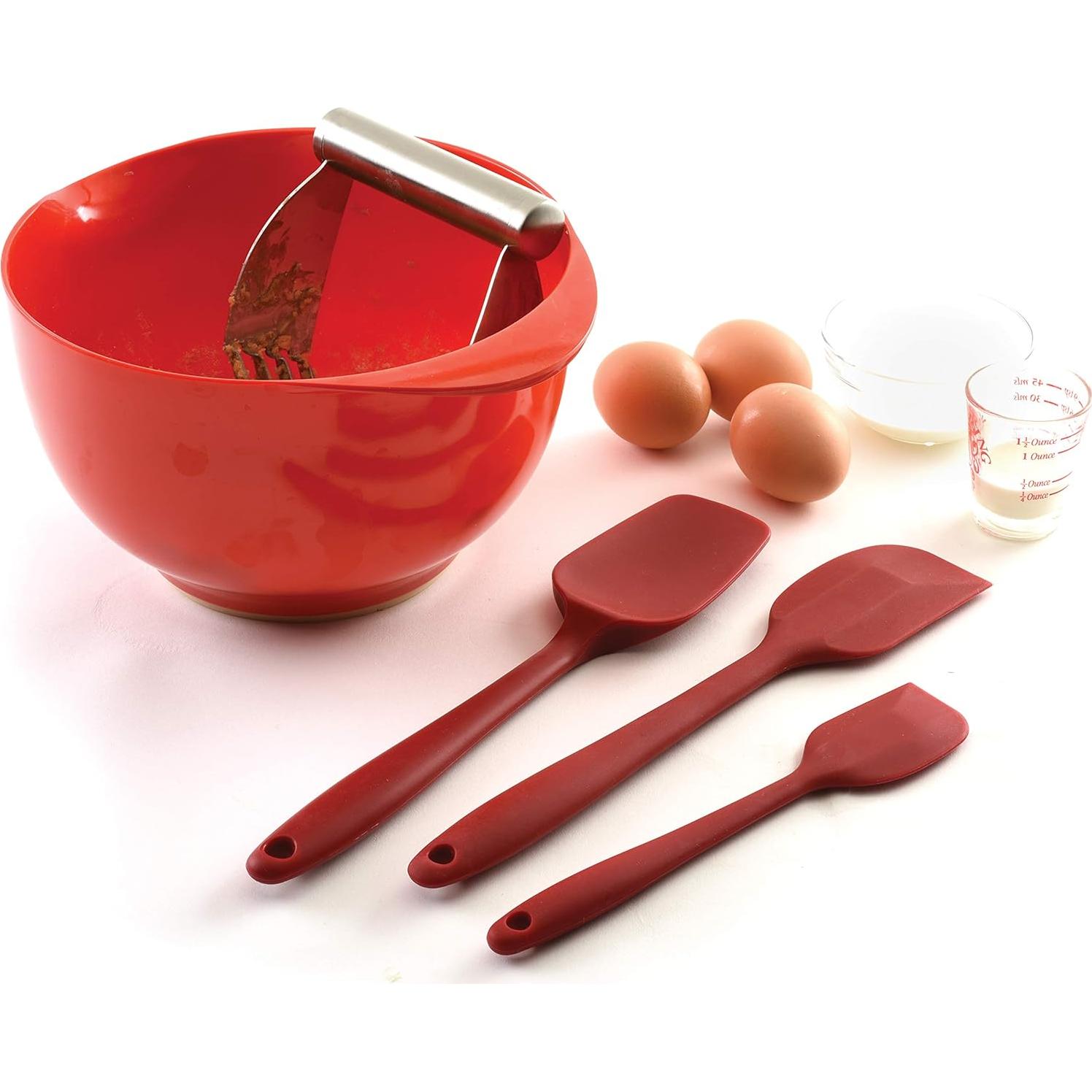 Juego de Espátulas de Silicona Norpro 3 Piezas Grande