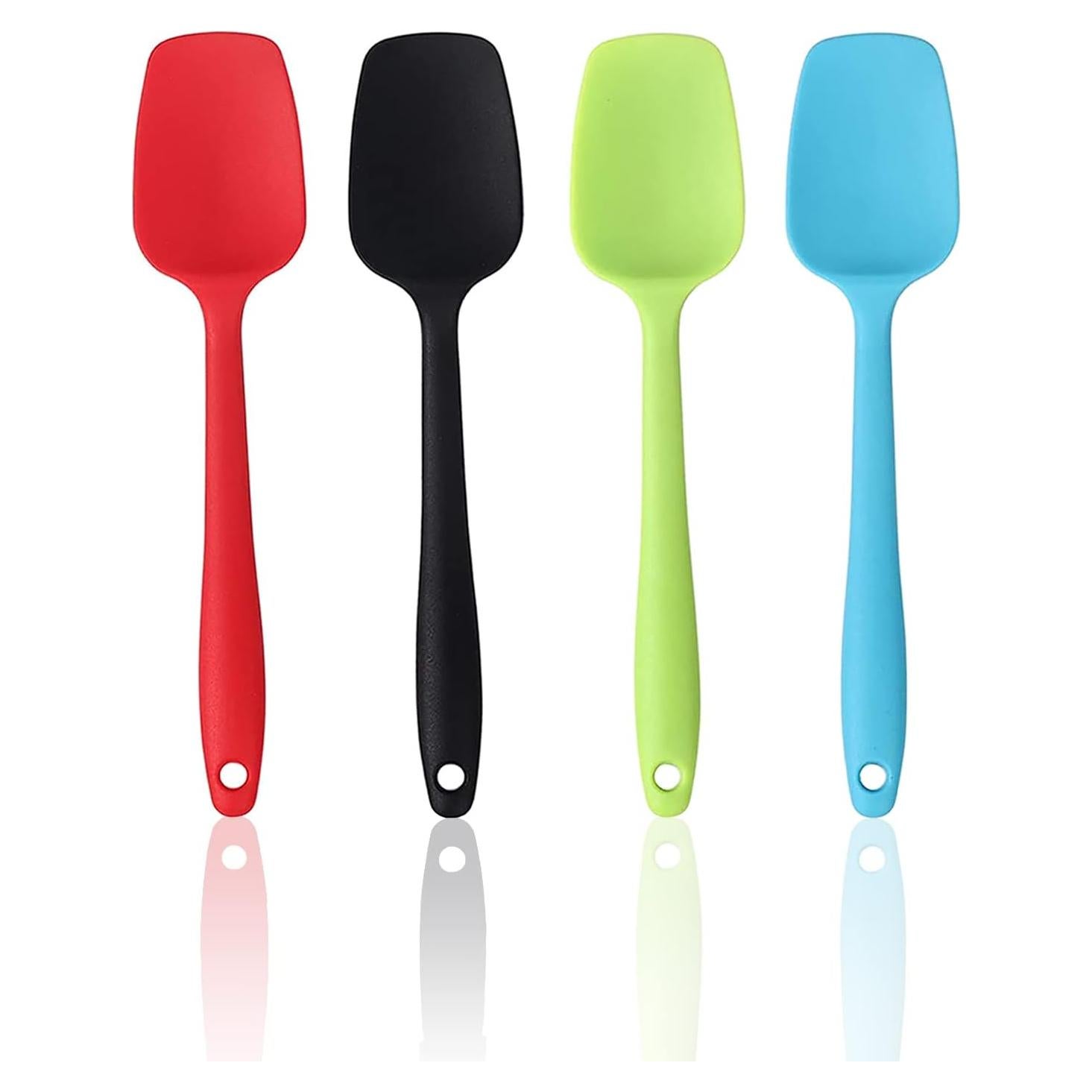 Juego de Espátulas de Silicona Hokisei 4 Piezas Resistente al Calor