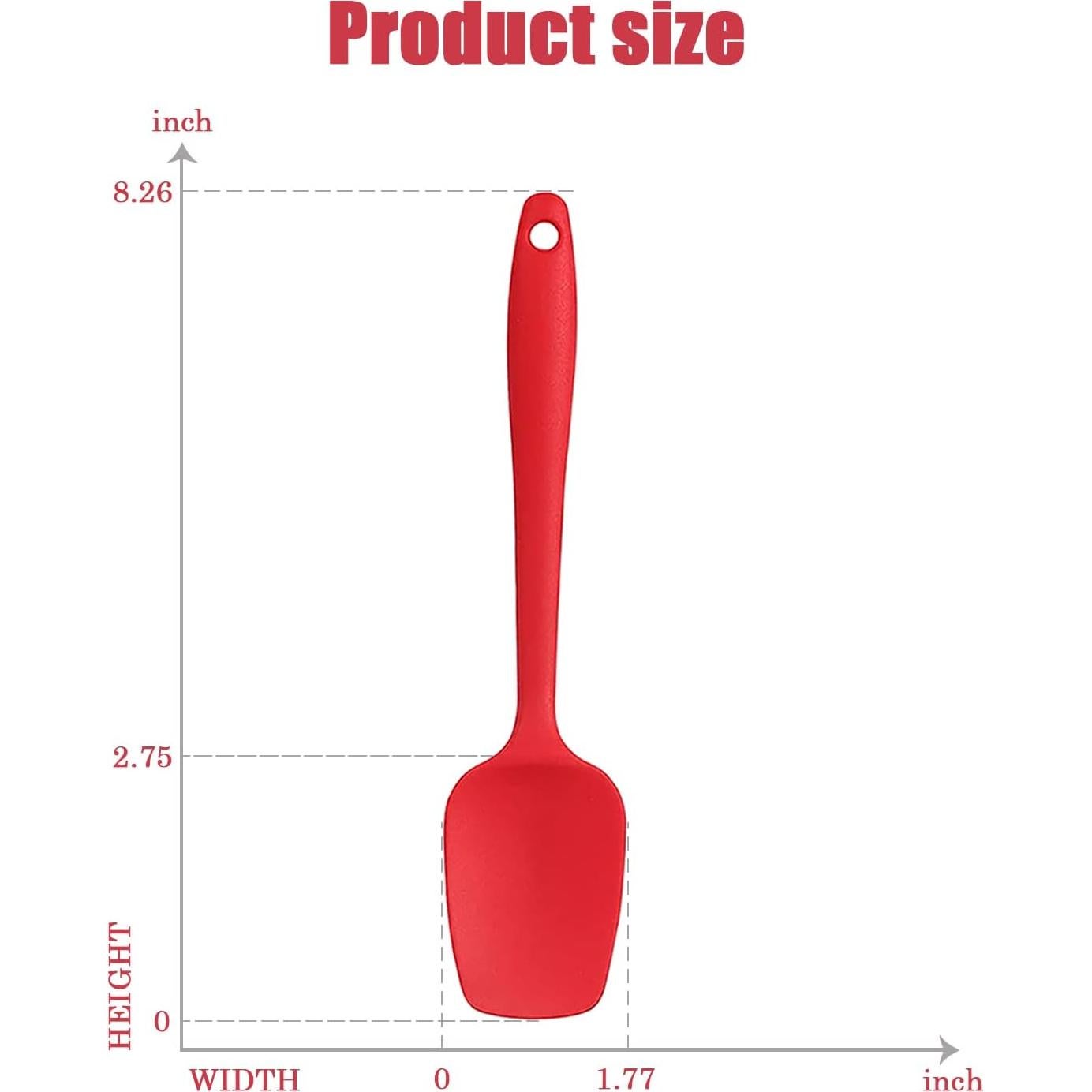 Juego de Espátulas de Silicona Hokisei 4 Piezas Resistente al Calor