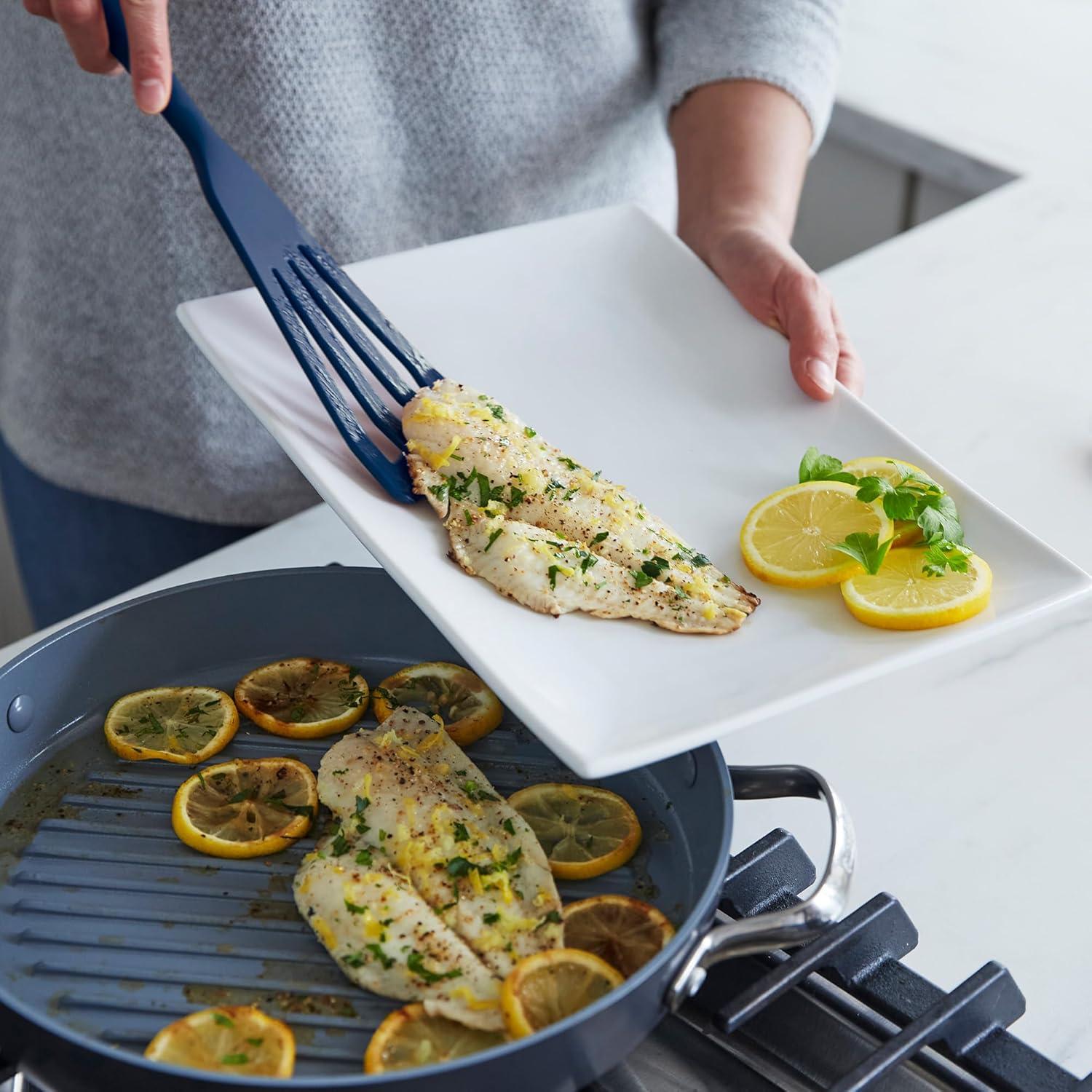 Juego de Utensilios de Cocina GreenPan 7 Piezas Silicona Azul