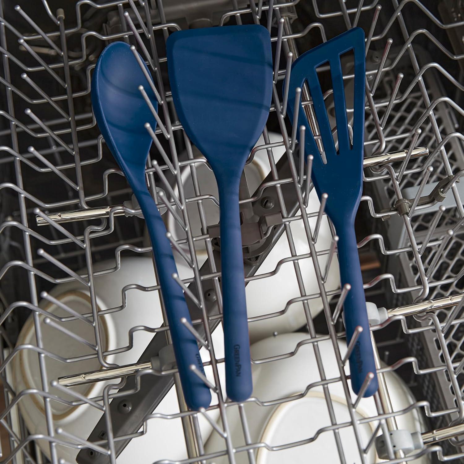 Juego de Utensilios de Cocina GreenPan 7 Piezas Silicona Azul