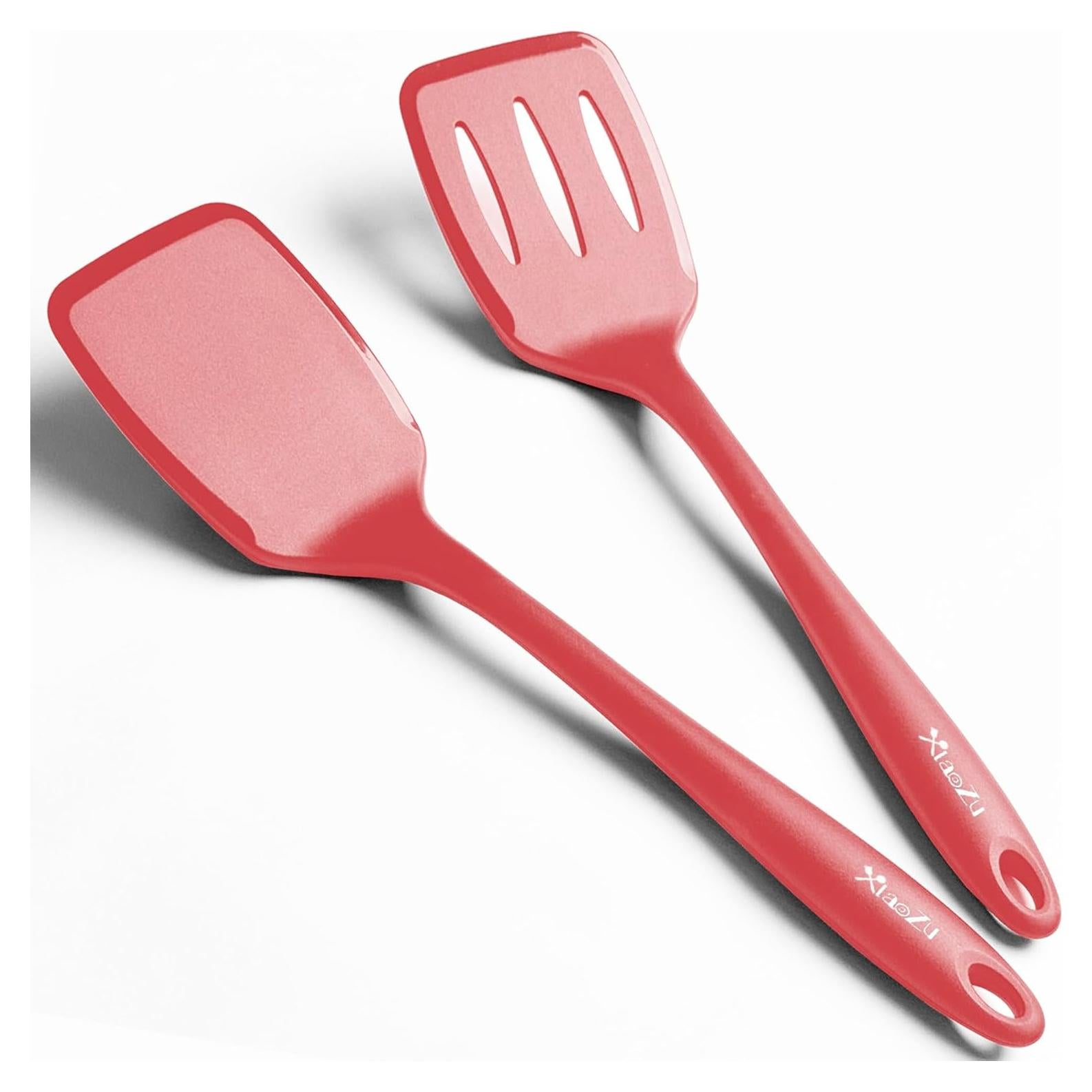 Juego de Espátulas de Silicona XiaoZu 34.5 cm Rojo Antiadherente