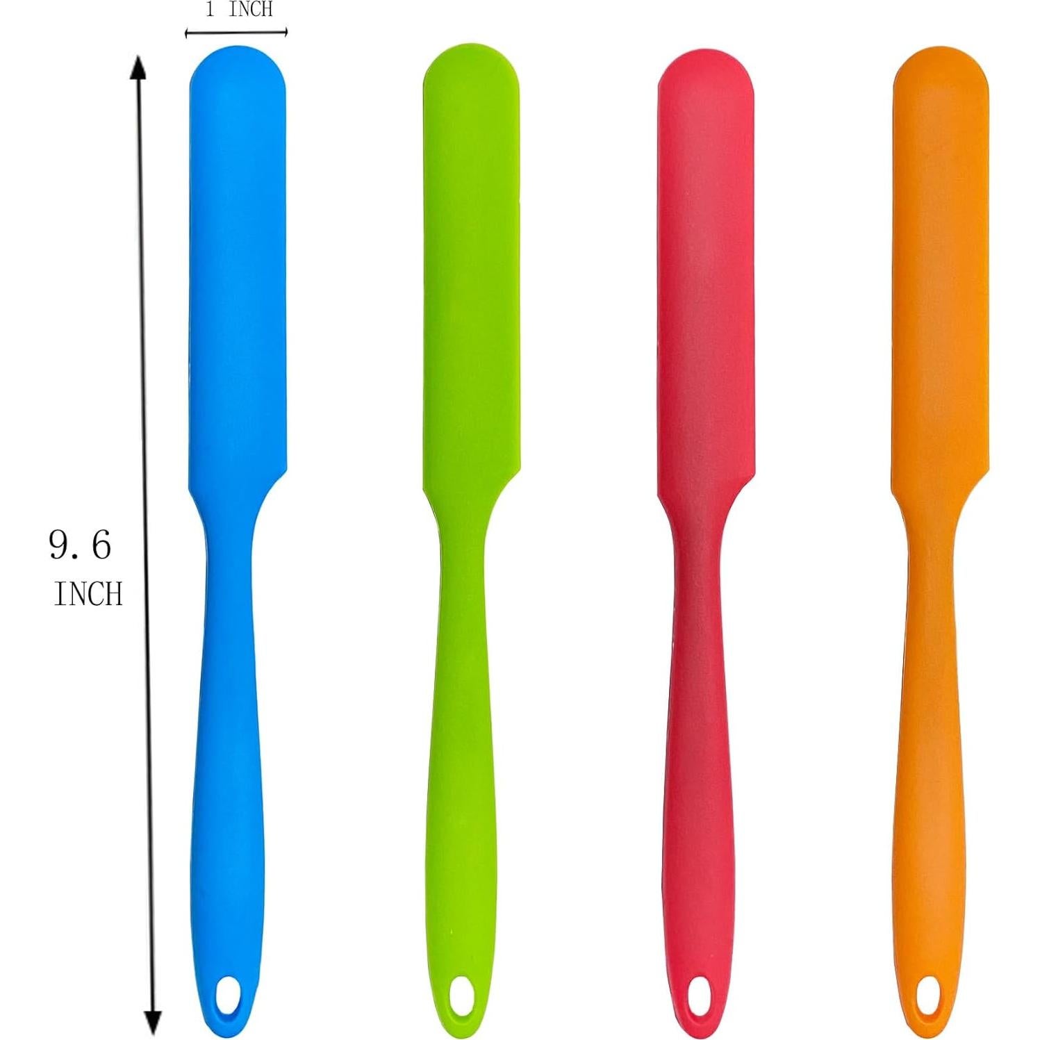 Conjunto de 4 Espátulas de Silicona zYoung Resistente al Calor