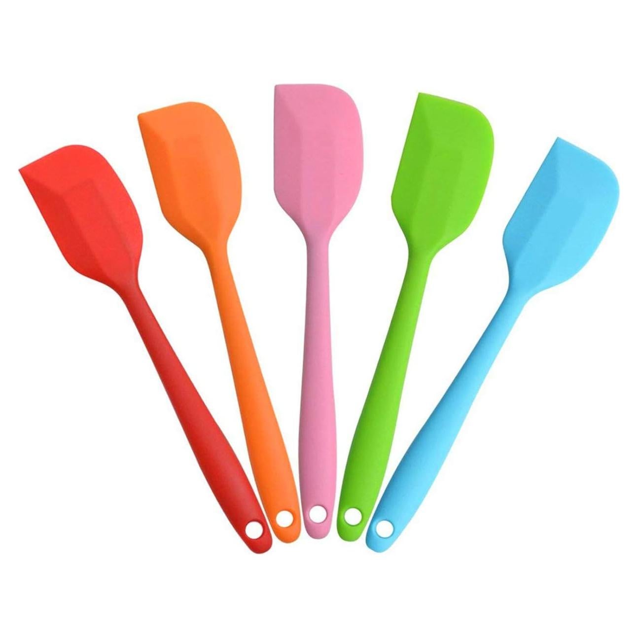 Juego de Espátulas de Silicona Multicolor Hokisei 5 Piezas 21CM