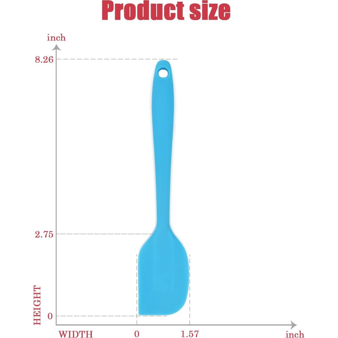 Juego de Espátulas de Silicona Multicolor Hokisei 5 Piezas 21CM