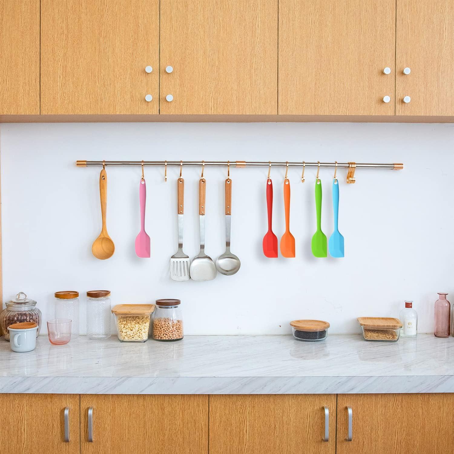 Juego de Espátulas de Silicona Multicolor Hokisei 5 Piezas 21CM