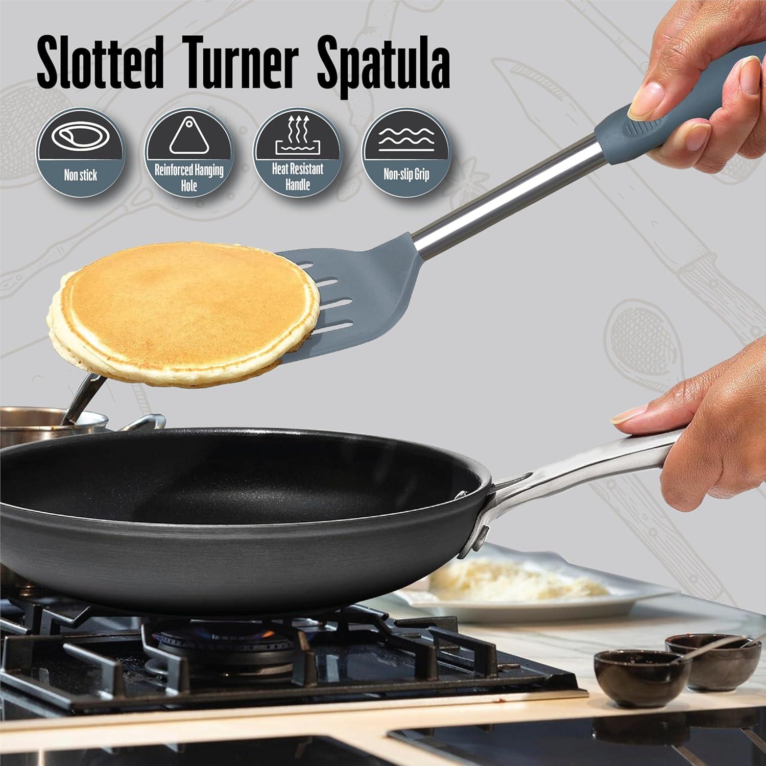 Juego de espátulas de silicona NAMAPRODX - Resistente al calor