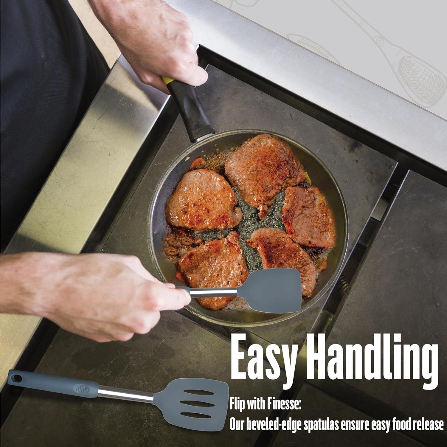 Juego de espátulas de silicona NAMAPRODX - Resistente al calor