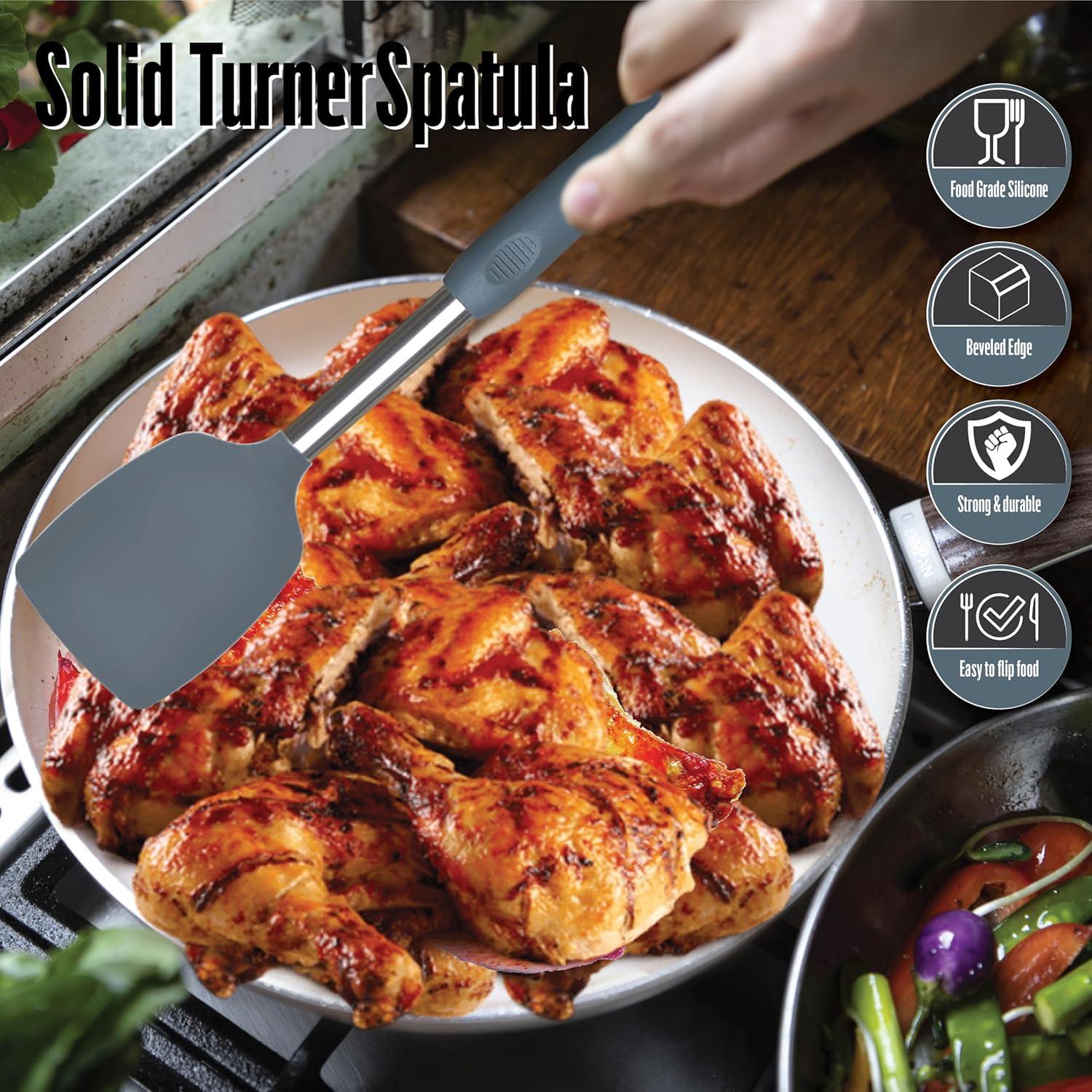 Juego de espátulas de silicona NAMAPRODX - Resistente al calor