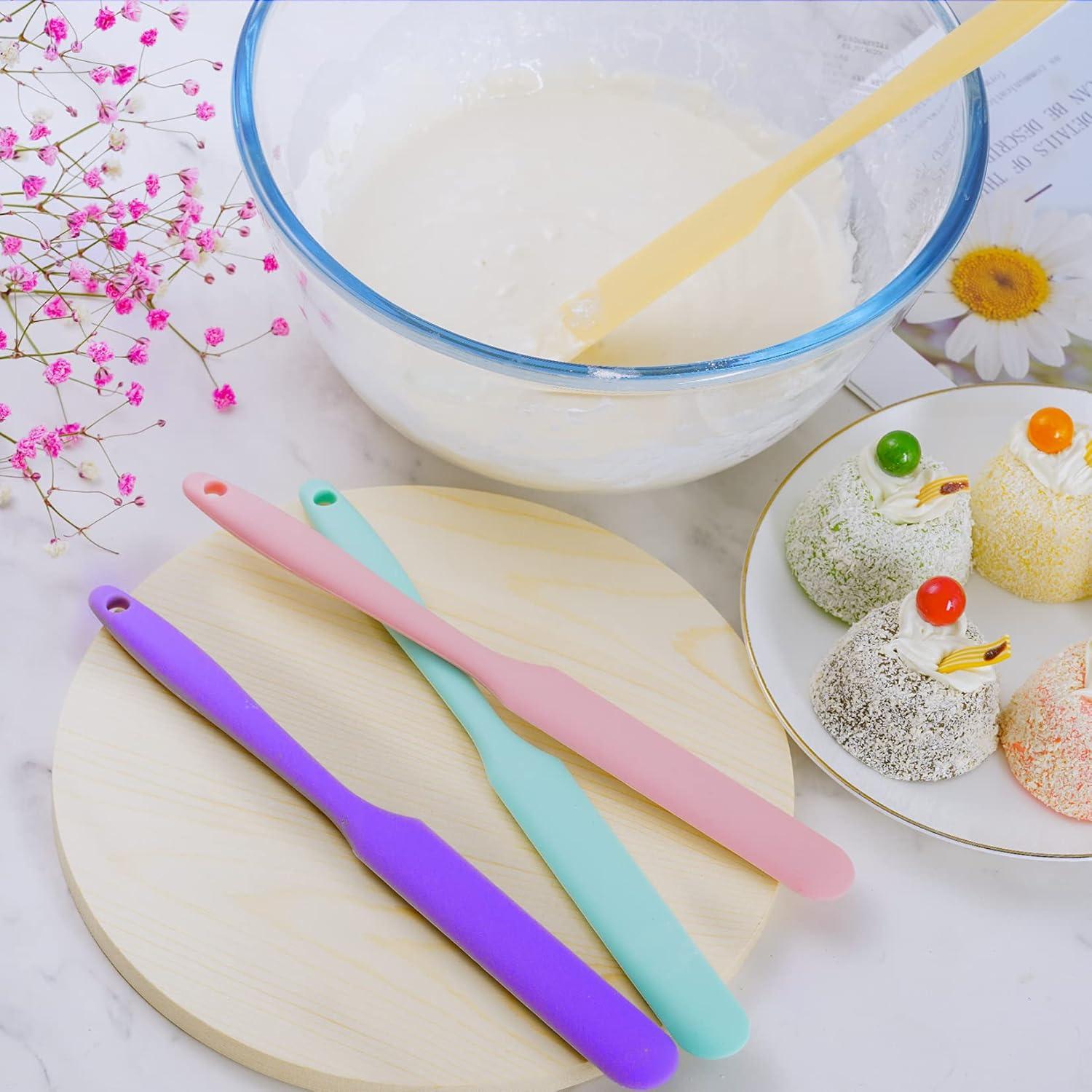 Juego de 4 espátulas de silicona SUMERSHA resistentes al calor