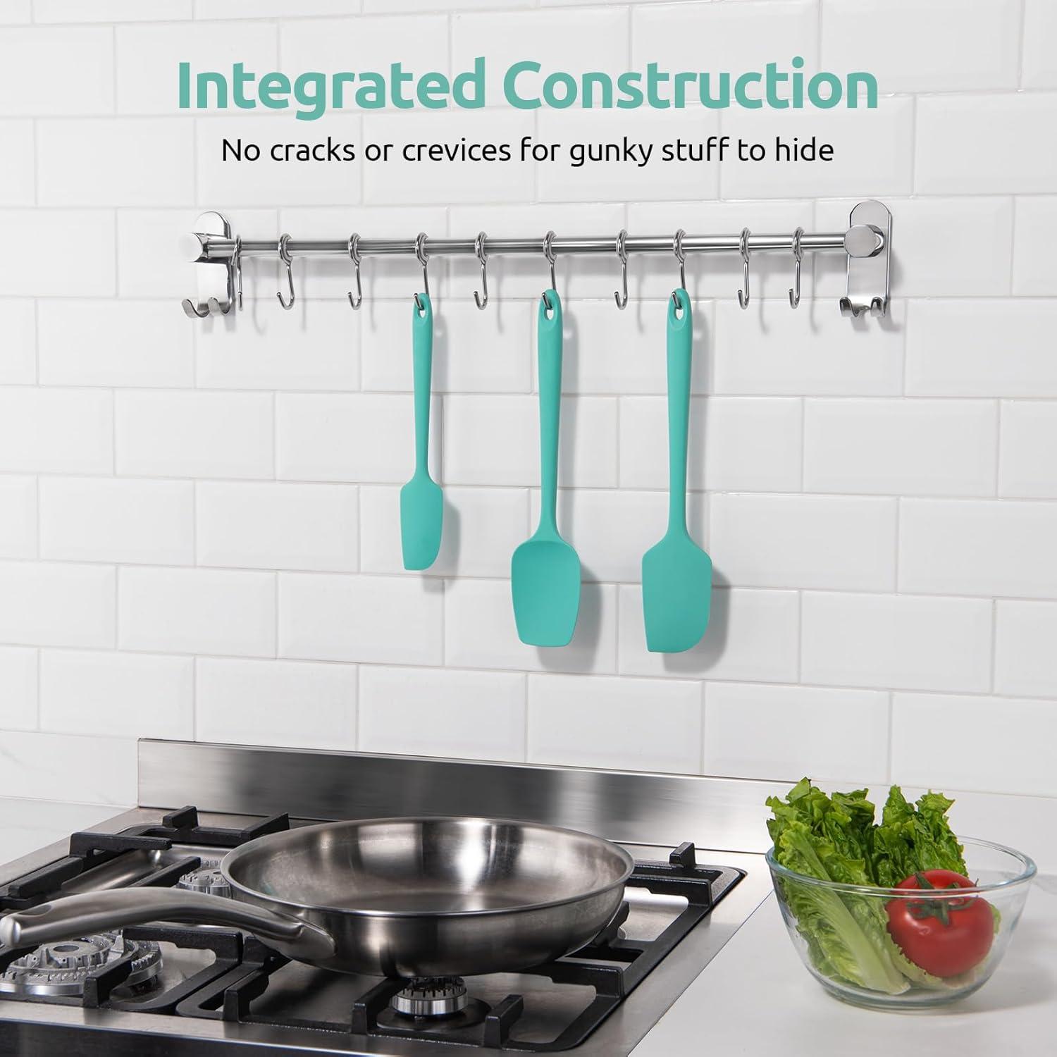 Juego de Espátulas de Silicona U-Taste, Set de 3, Resistente al Calor