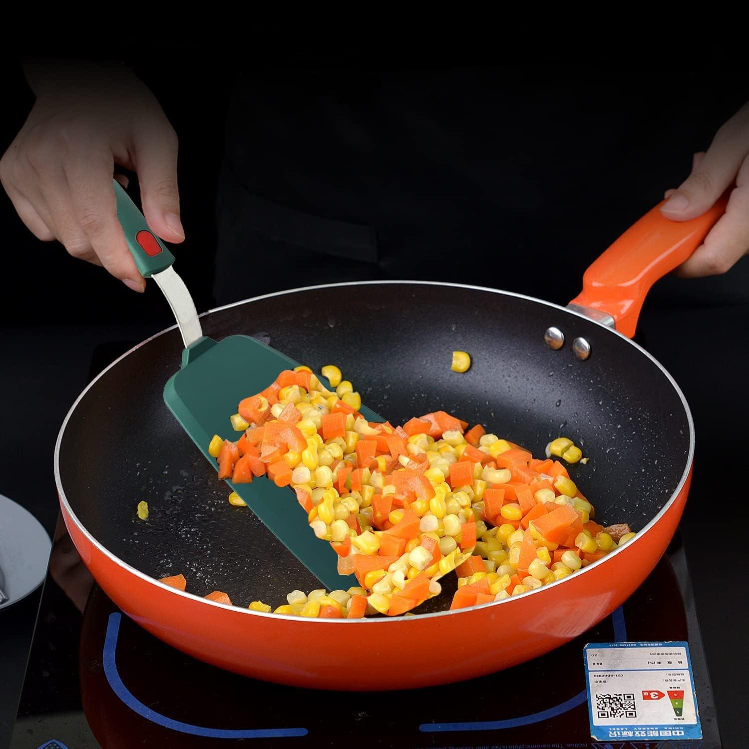 Juego de Espátulas de Silicona TENTA COCINA 2 Piezas Azul