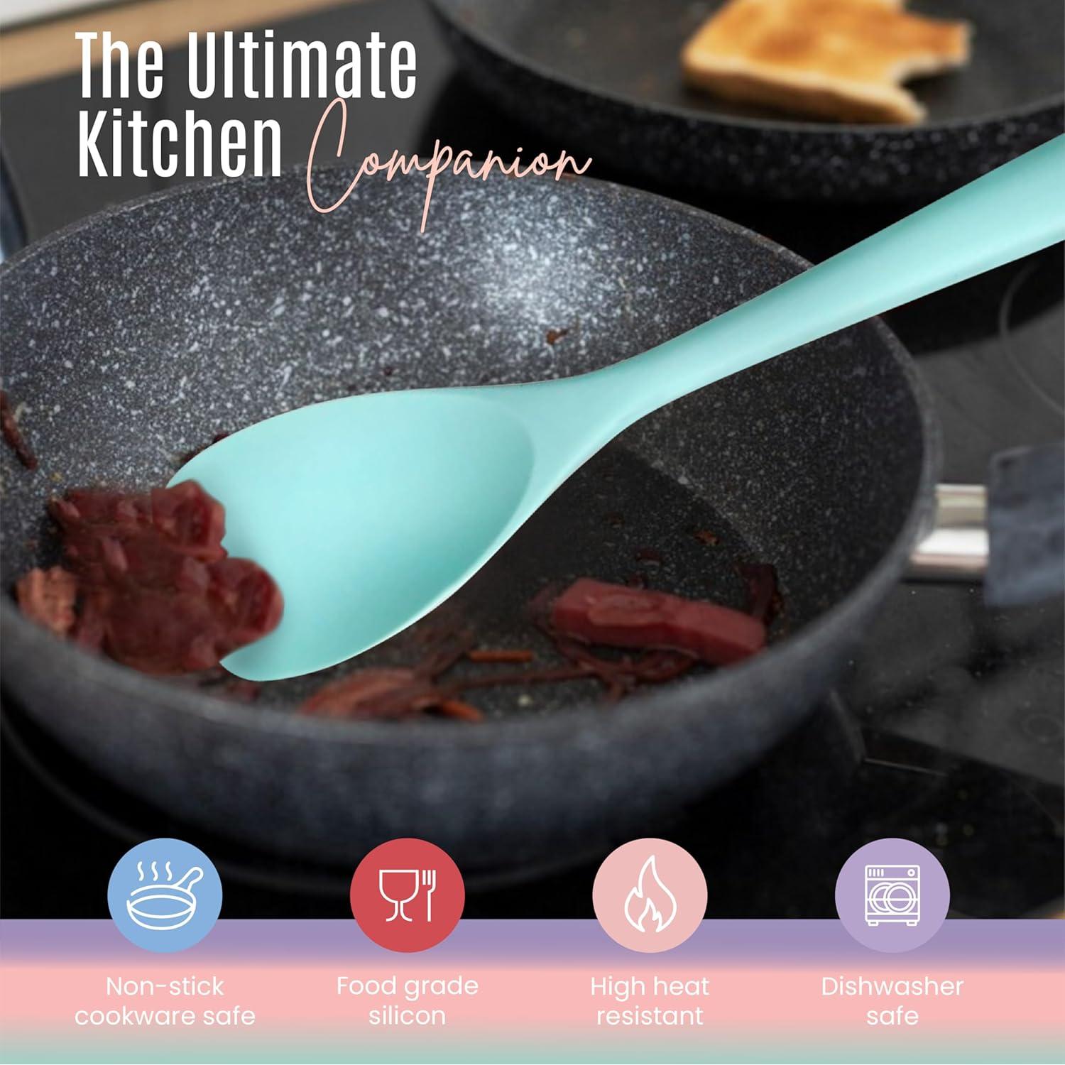 Juego de Espátulas de Silicona Nextop - 4 Piezas Multiusos 28 cm