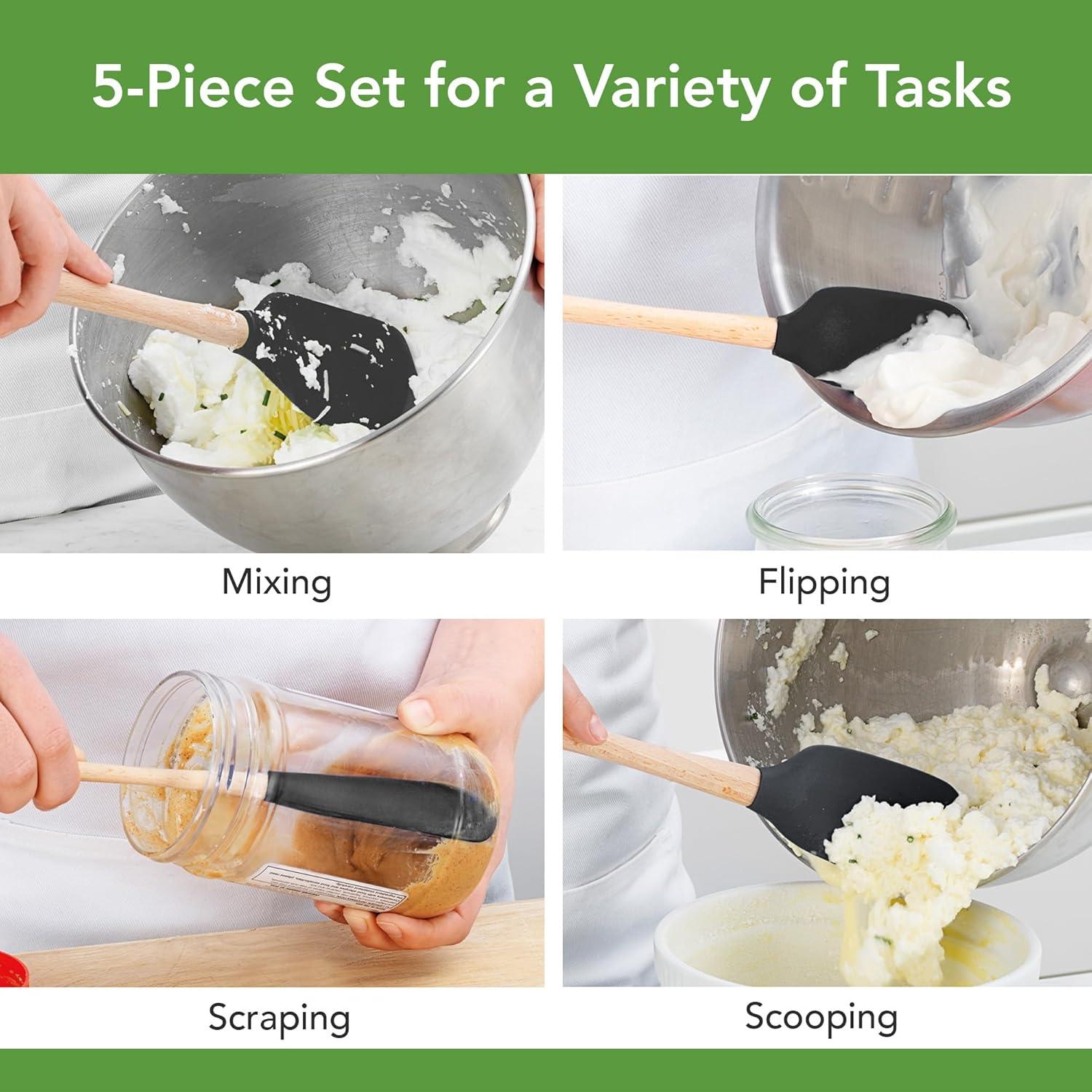 Juego de Utensilios de Cocina Tovolo 5 Piezas Silicona Negro