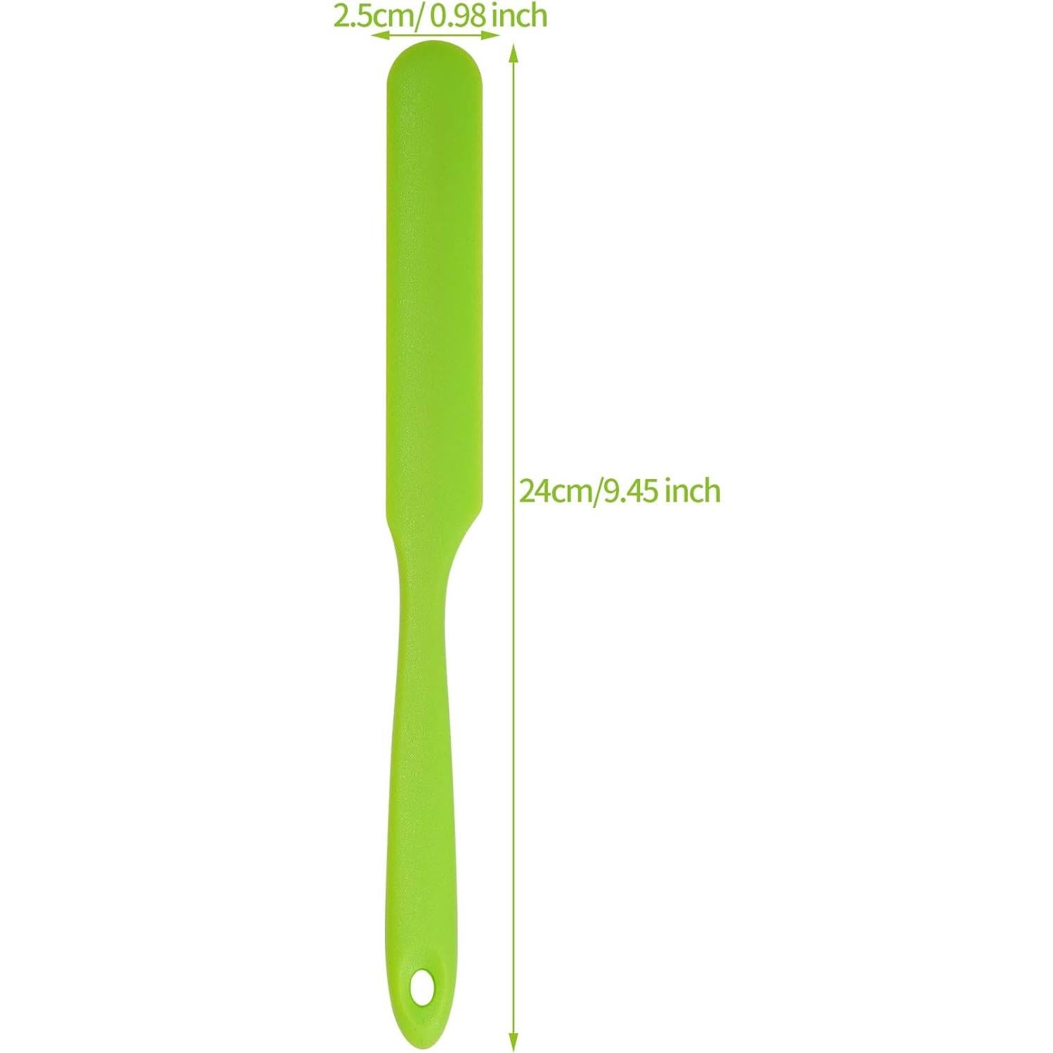 6 Espátulas de Silicona SUMERSHA Resistentes al Calor 24cm