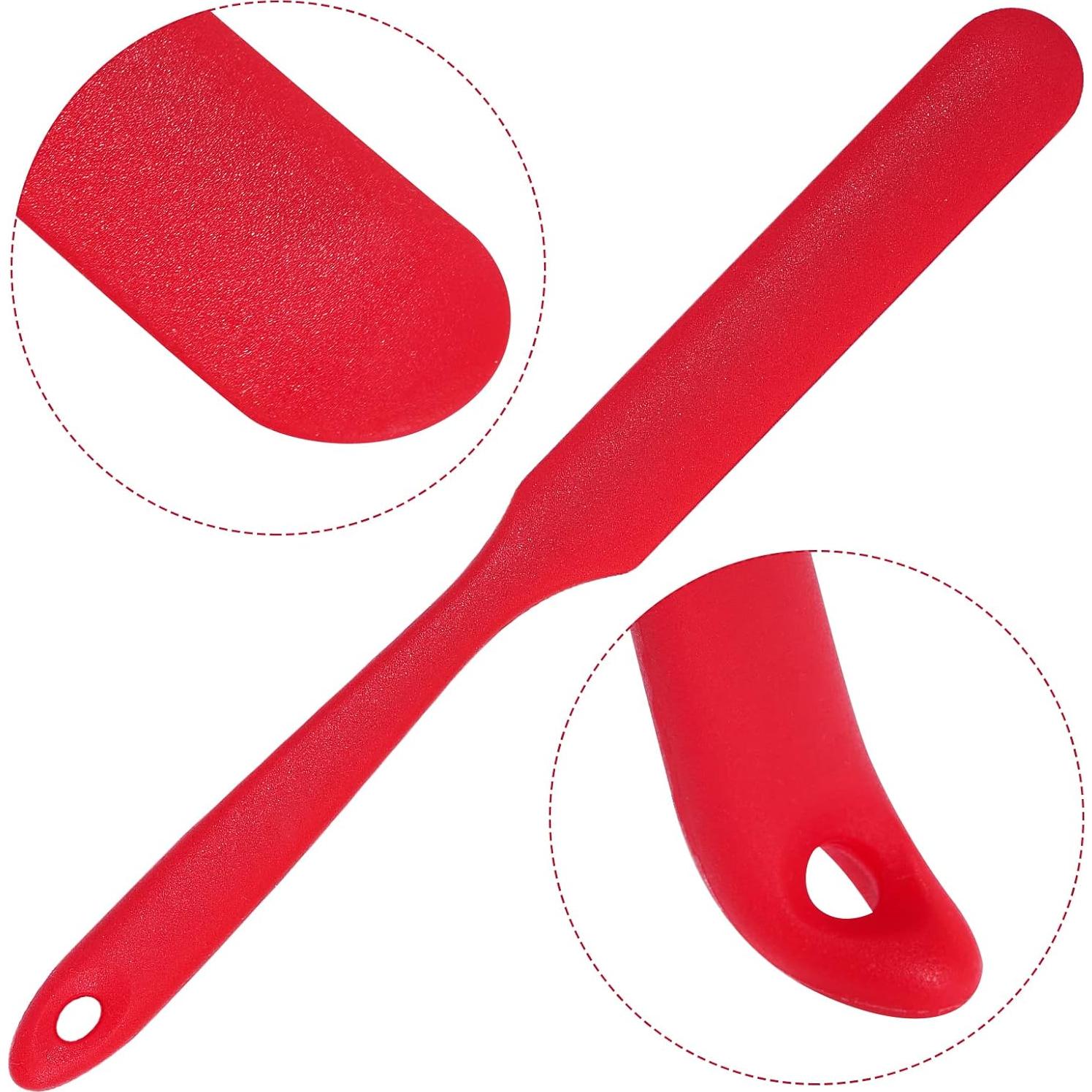 6 Espátulas de Silicona SUMERSHA Resistentes al Calor 24cm