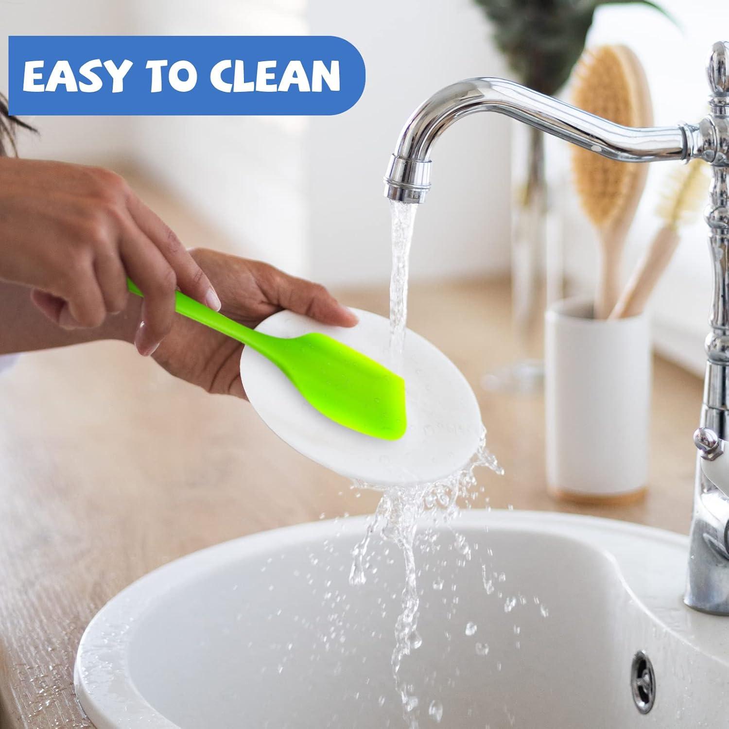 Juego de 16 Espátulas de Silicona Patelai 28 cm Resistente al Calor