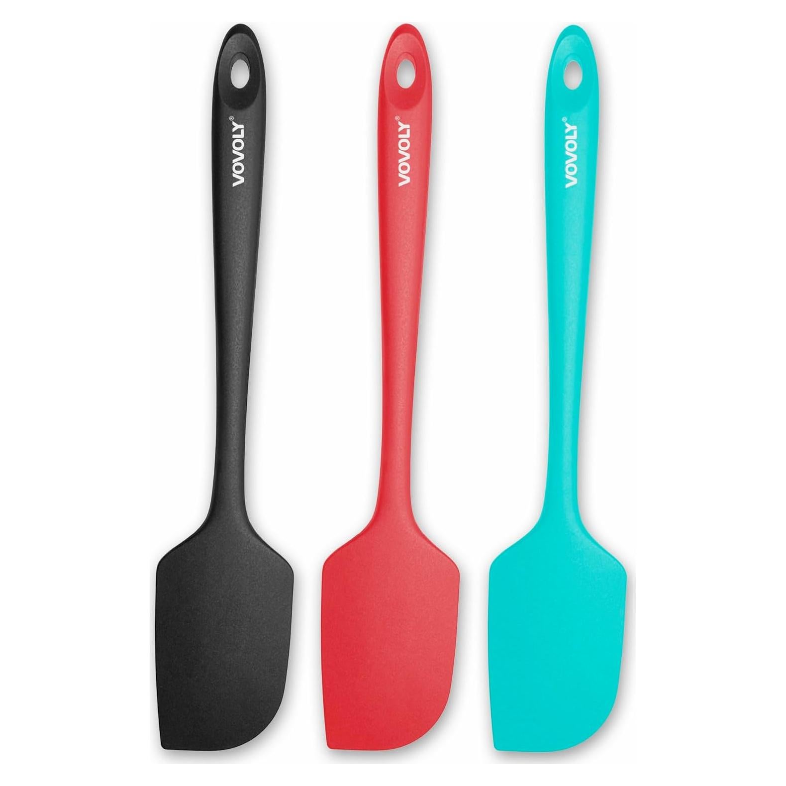 Juego de 3 espátulas de silicona VOVOLY 28.4 cm resistentes al calor