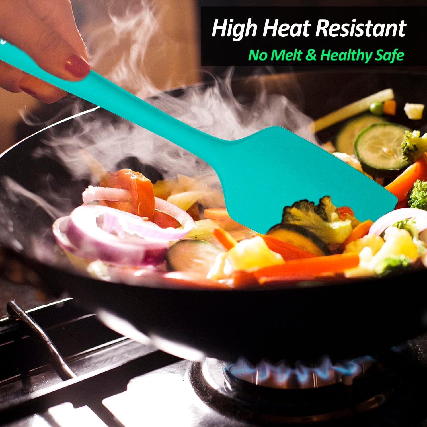 Juego de 3 espátulas de silicona VOVOLY 28.4 cm resistentes al calor