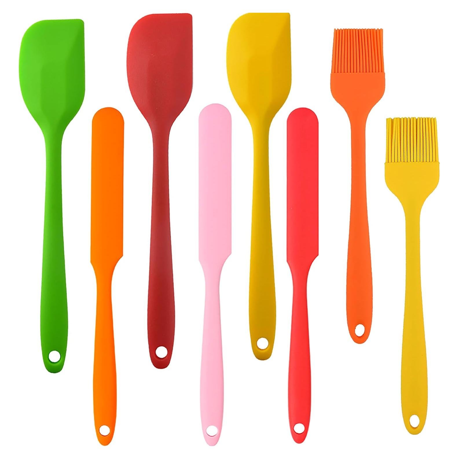Juego de Espátulas de Silicona YAJUYANG - 8 Piezas Resistentes al Calor