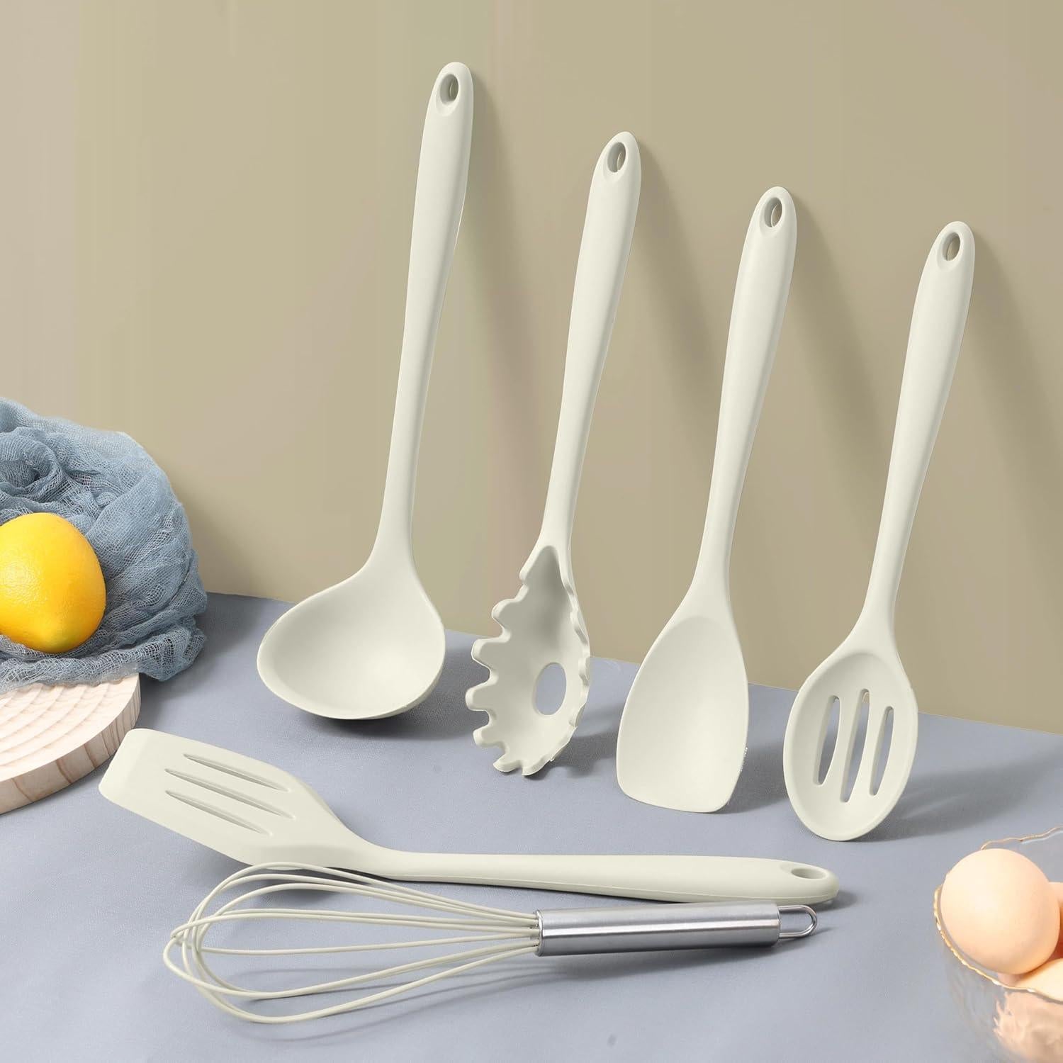 Juego de Utensilios de Cocina LIANYU 14 Piezas Silicona