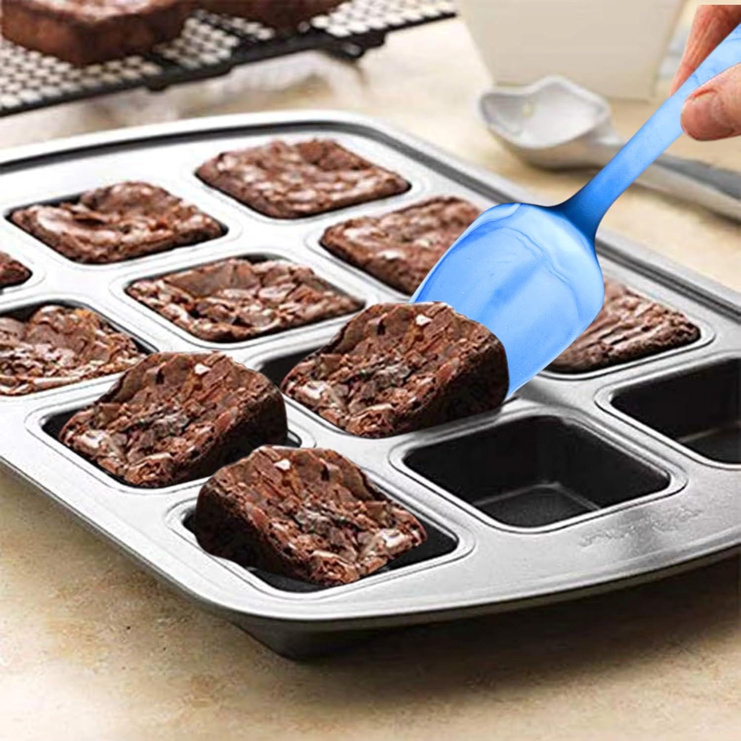 Juego de Espátulas de Silicona DIVIDE STAR 6 Piezas Azul