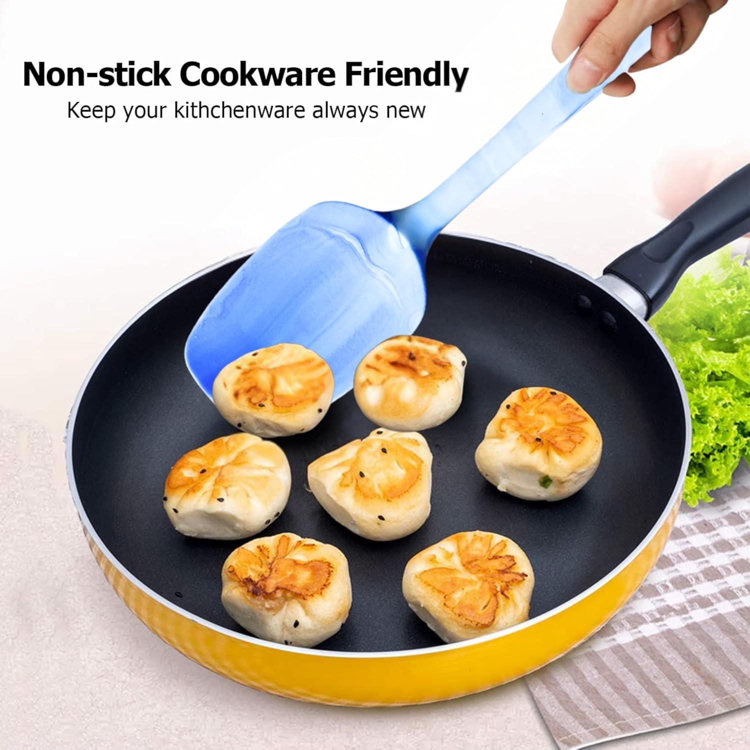 Juego de Espátulas de Silicona DIVIDE STAR 6 Piezas Azul