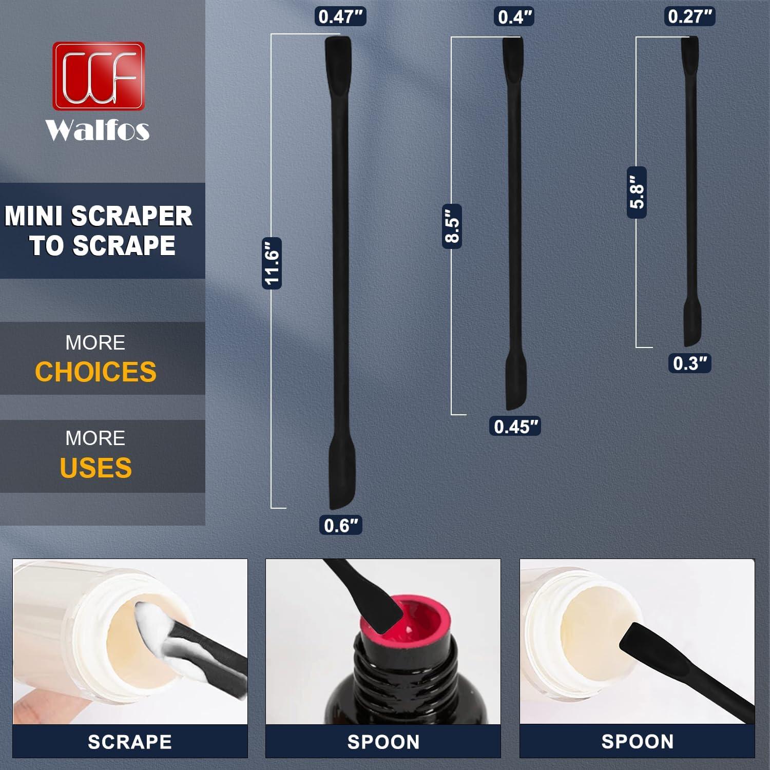 Set de 3 Mini Espátulas de Silicona Walfos Resistente al Calor