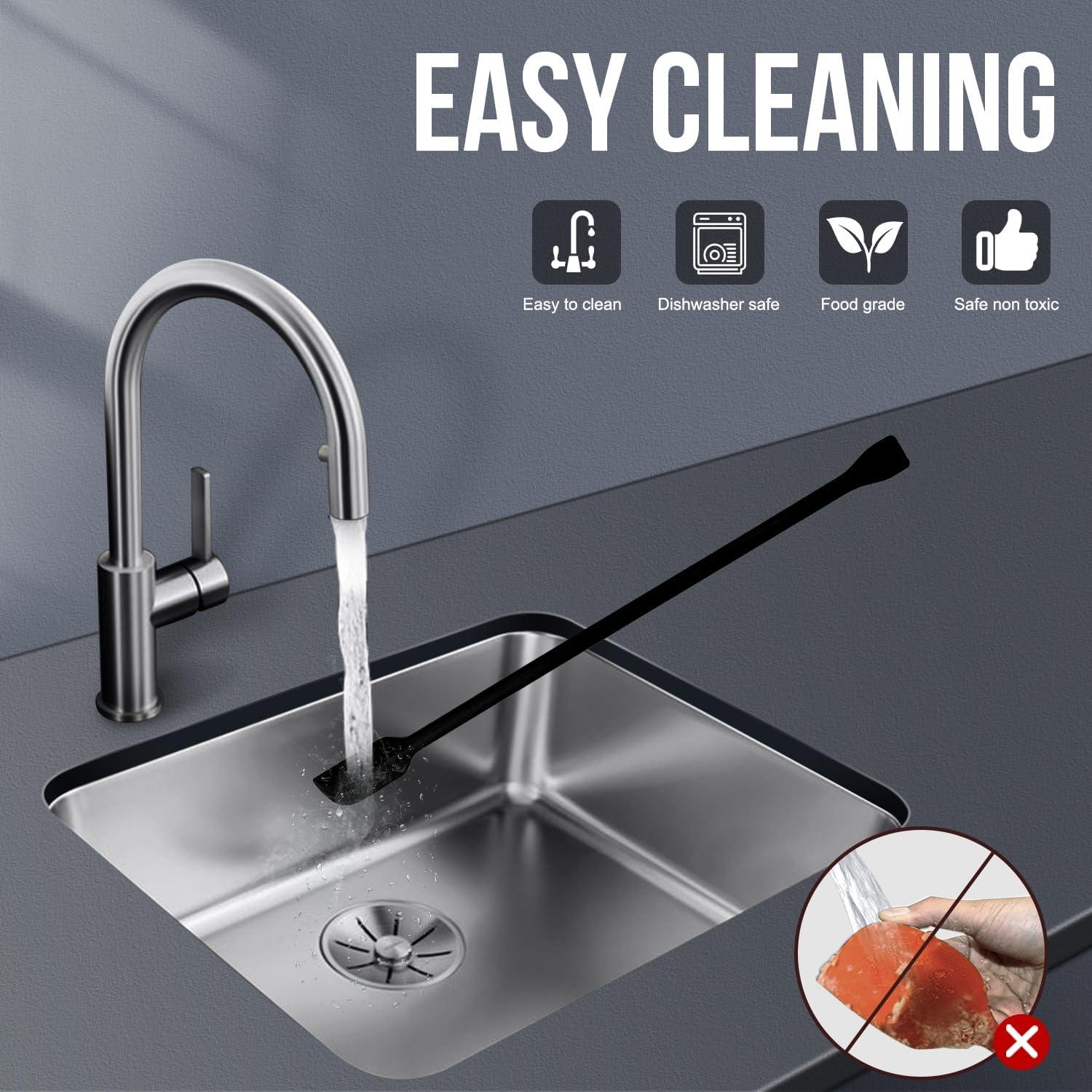 Set de 3 Mini Espátulas de Silicona Walfos Resistente al Calor