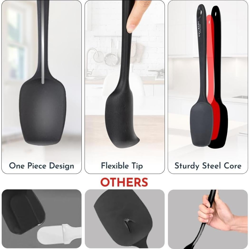 Conjunto de Espátulas de Silicona Culinary Couture 4 Piezas