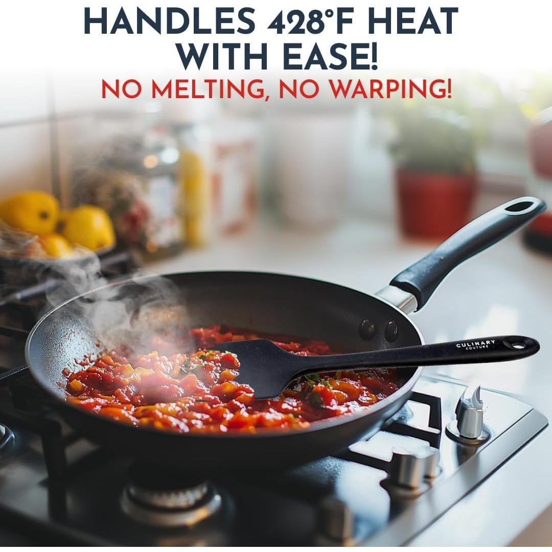 Conjunto de Espátulas de Silicona Culinary Couture 4 Piezas