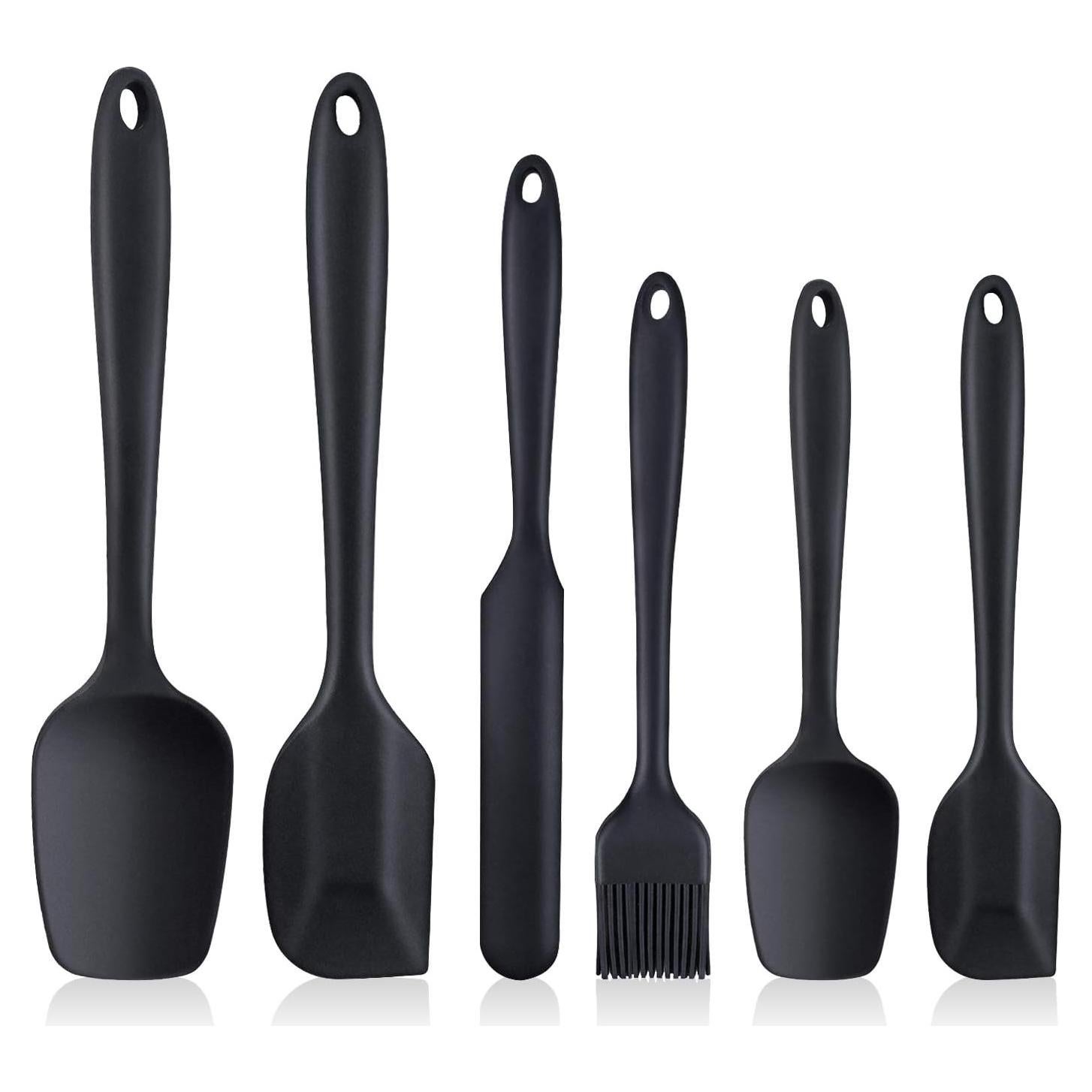 Juego de 6 Espátulas de Silicona LAVADOR Resistentes al Calor