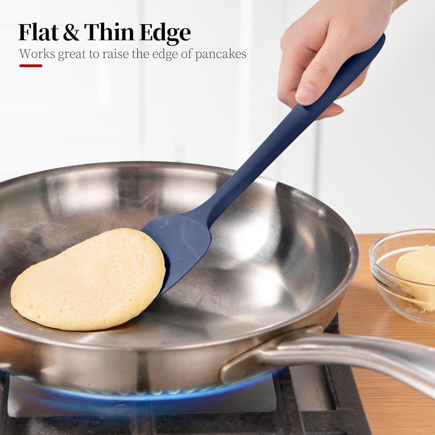 Juego de 3 Espátulas de Silicona Luxiwise Resistente al Calor