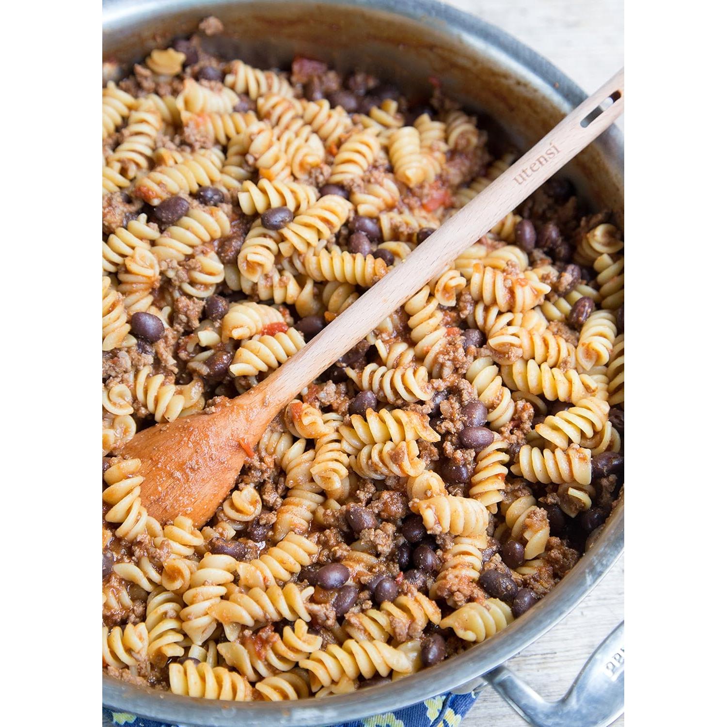 Set de 4 Cucharas Medidoras de Madera Utesni con Mangos Largos