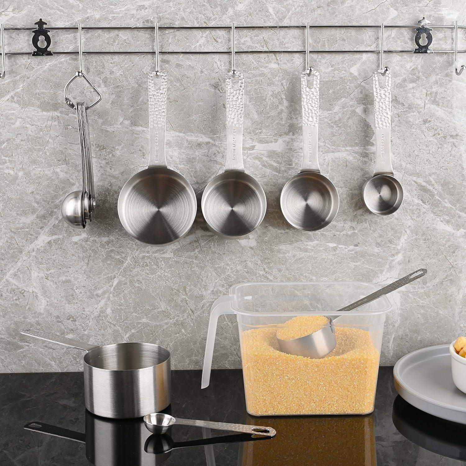 Juego de Cucharas Medidoras Hotsyang Acero Inoxidable 6 Piezas