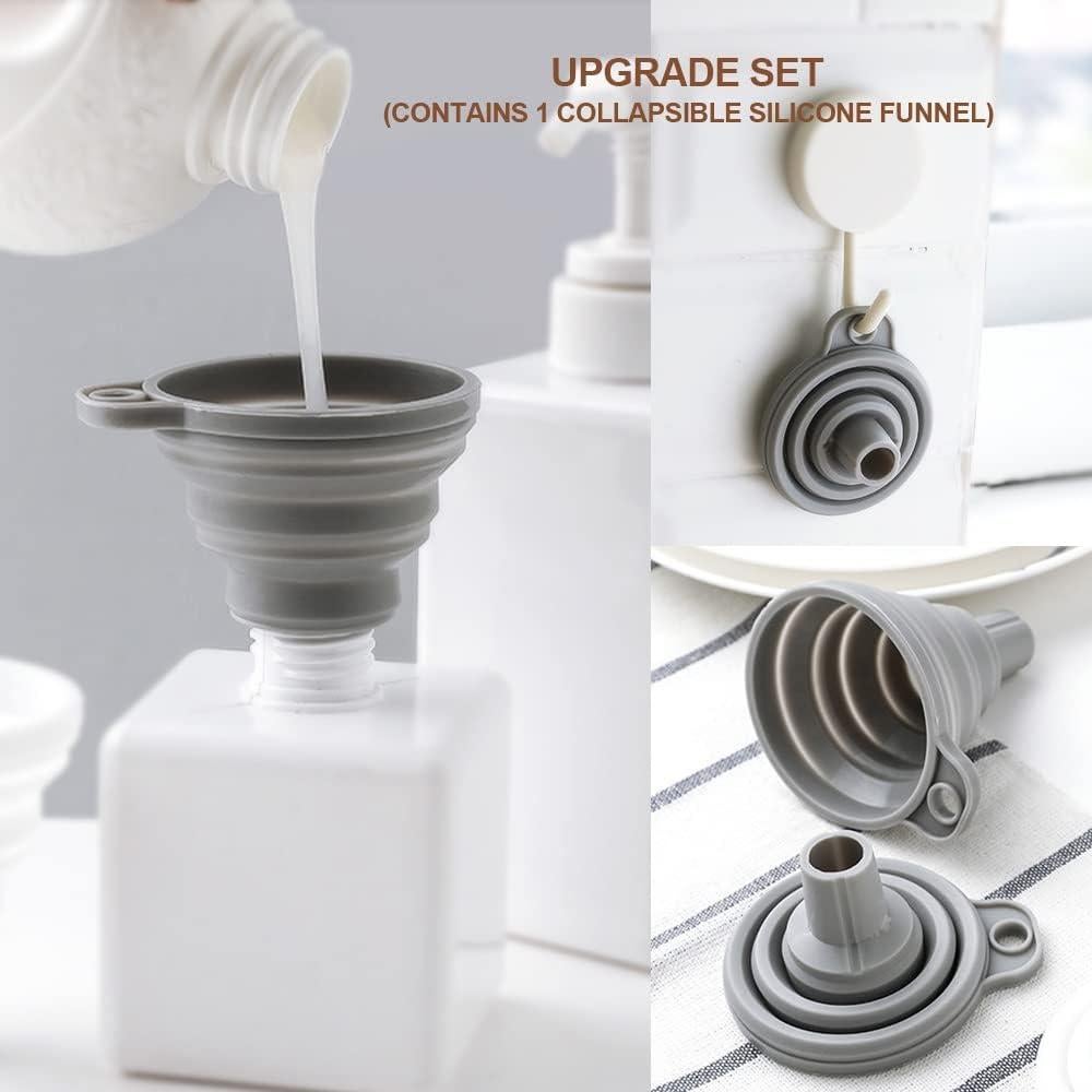 Set de Tazas y Cucharas Medidoras Leepiya 8 Piezas Silicona