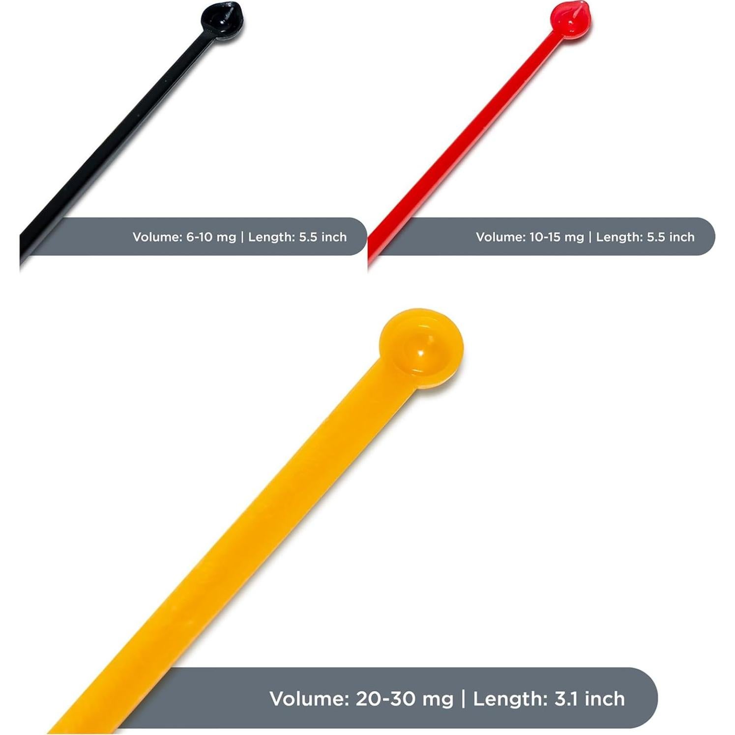 Juego de cucharas medidoras de miligramos Extrakt 7 piezas